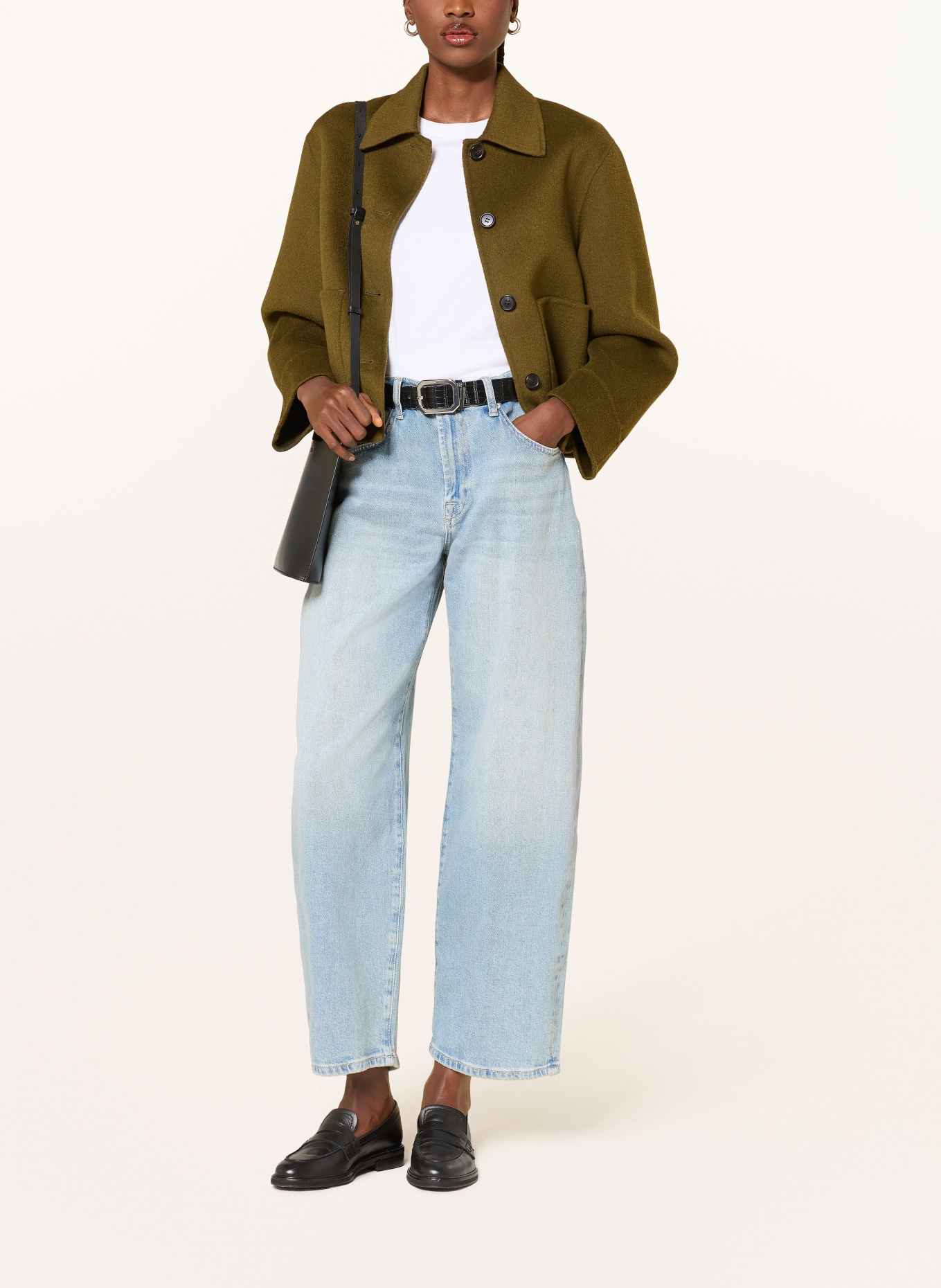 7 for all mankind Barrel Jeans BONNIE: 1ZW Seabreeze