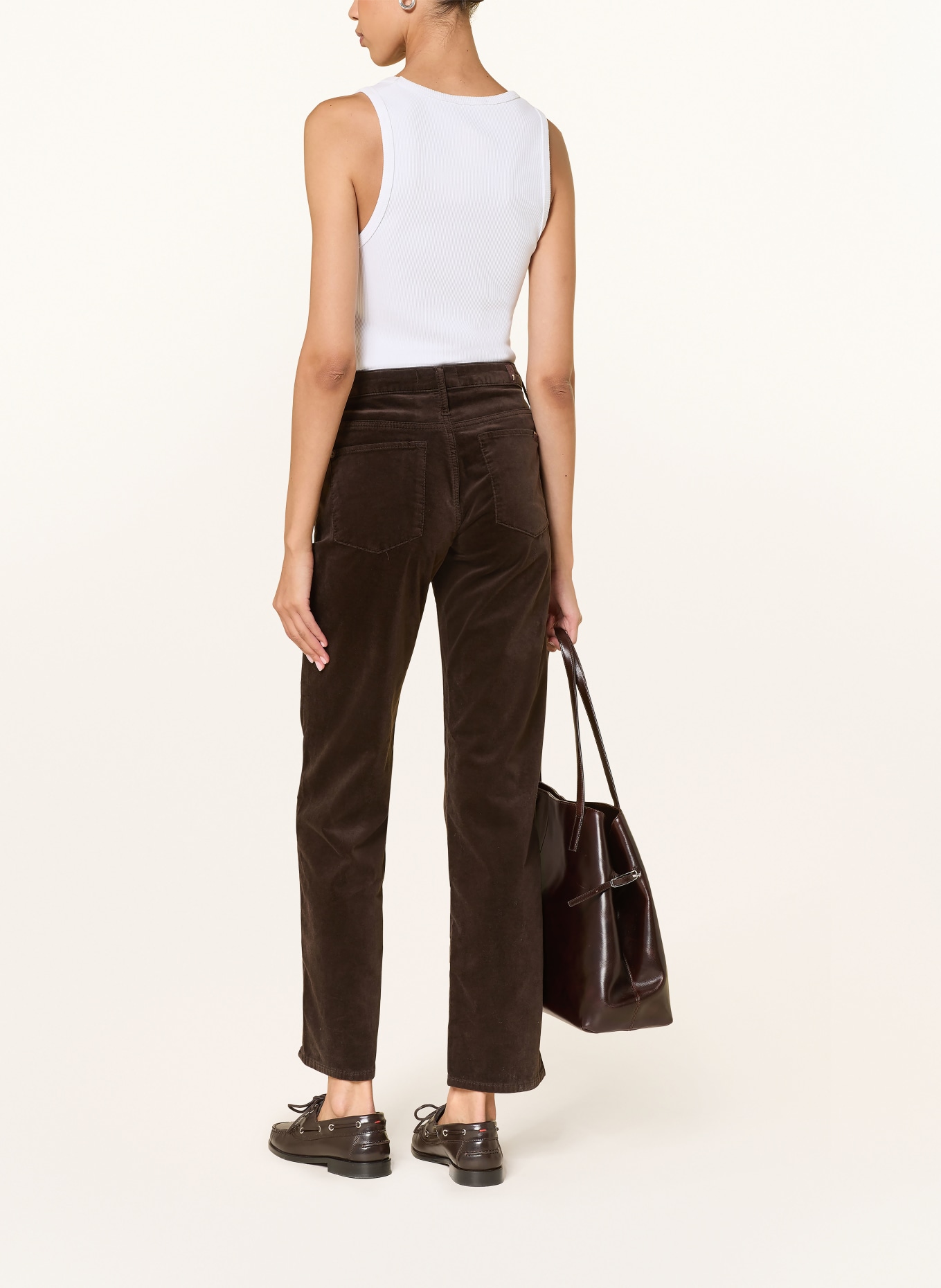 7 for all mankind Samthose CALIE STRAIGHT: 21F Velvet Chocolate