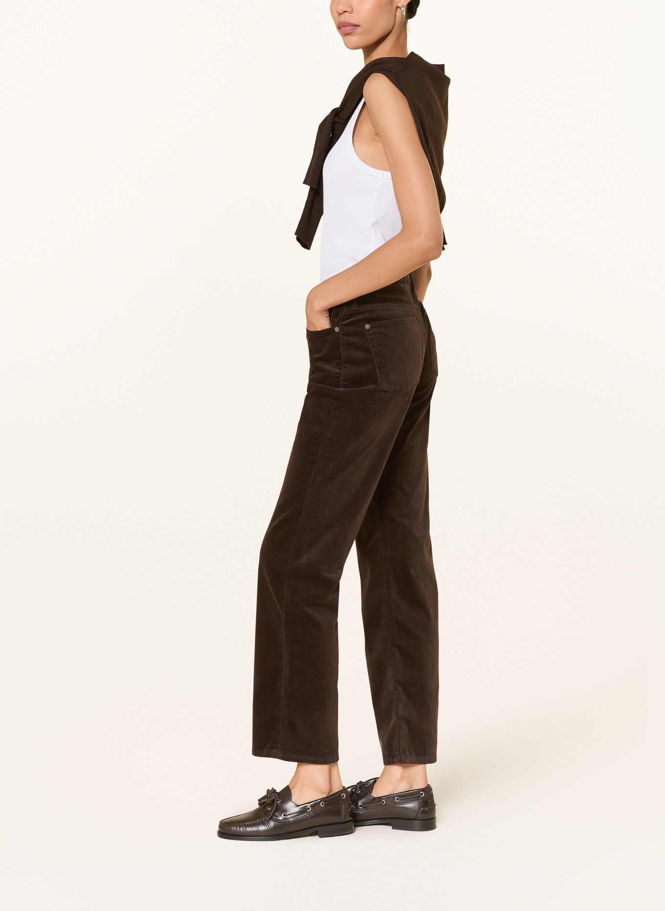 7 for all mankind Samthose CALIE STRAIGHT: 21F Velvet Chocolate
