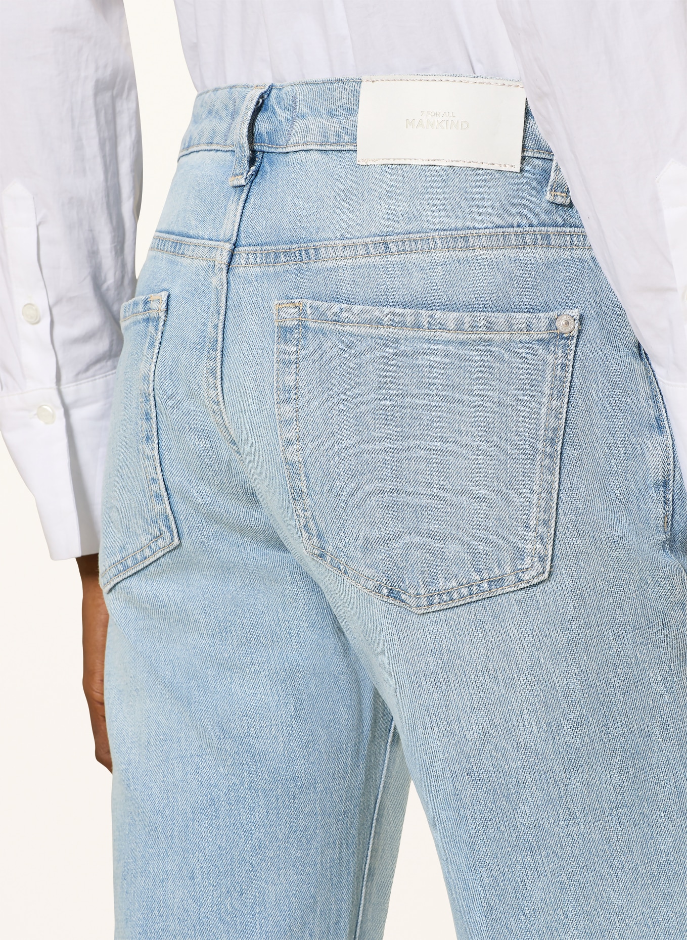 7 for all mankind Straight Jeans CALIE: 1ZW Seabreeze