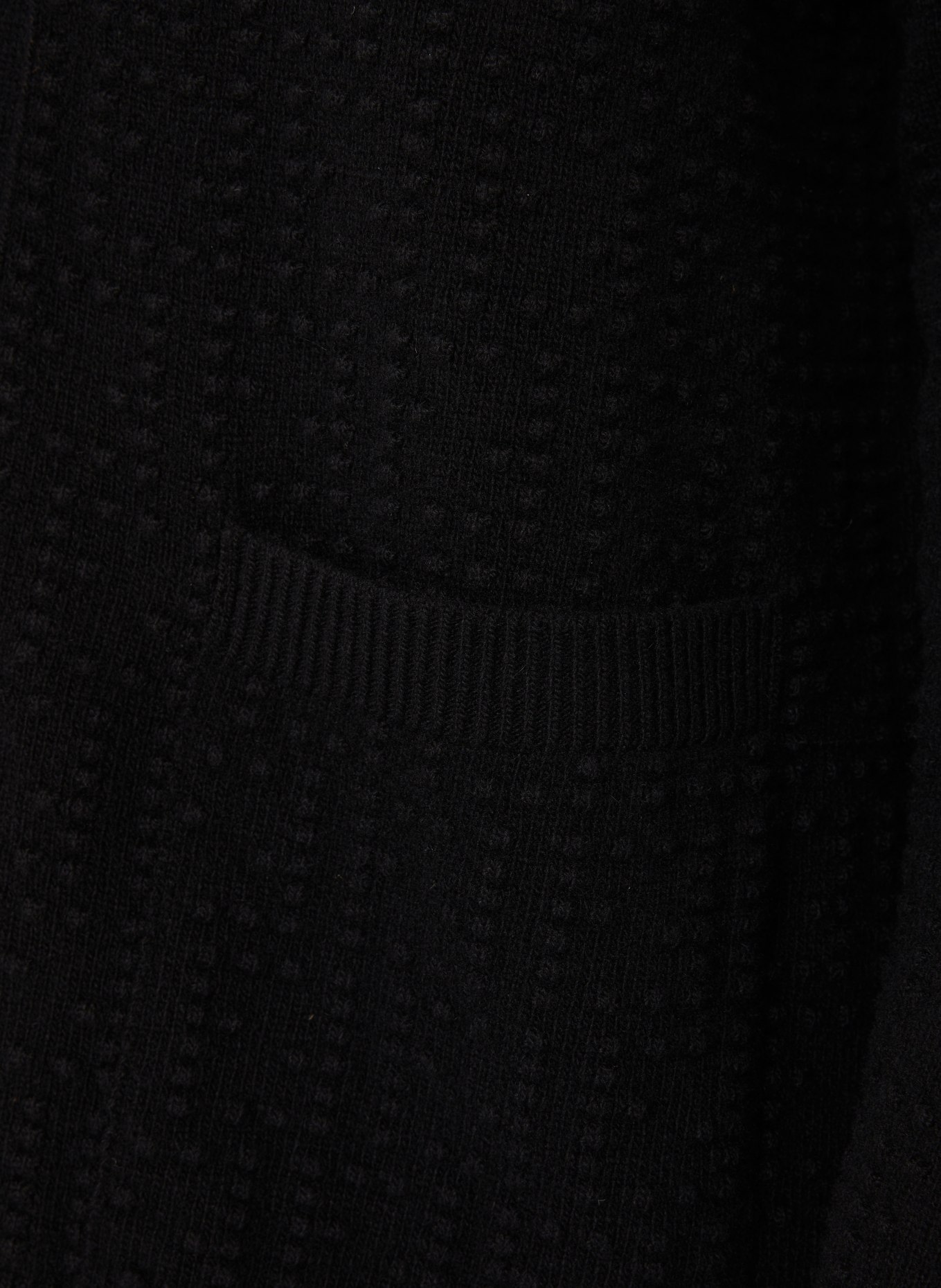 FENDI Oversized-Strickjacke: SCHWARZ