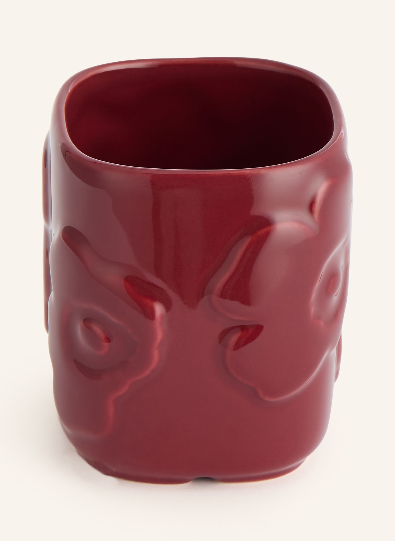 marimekko Zahnputzbecher UNIKKO: DUNKELROT