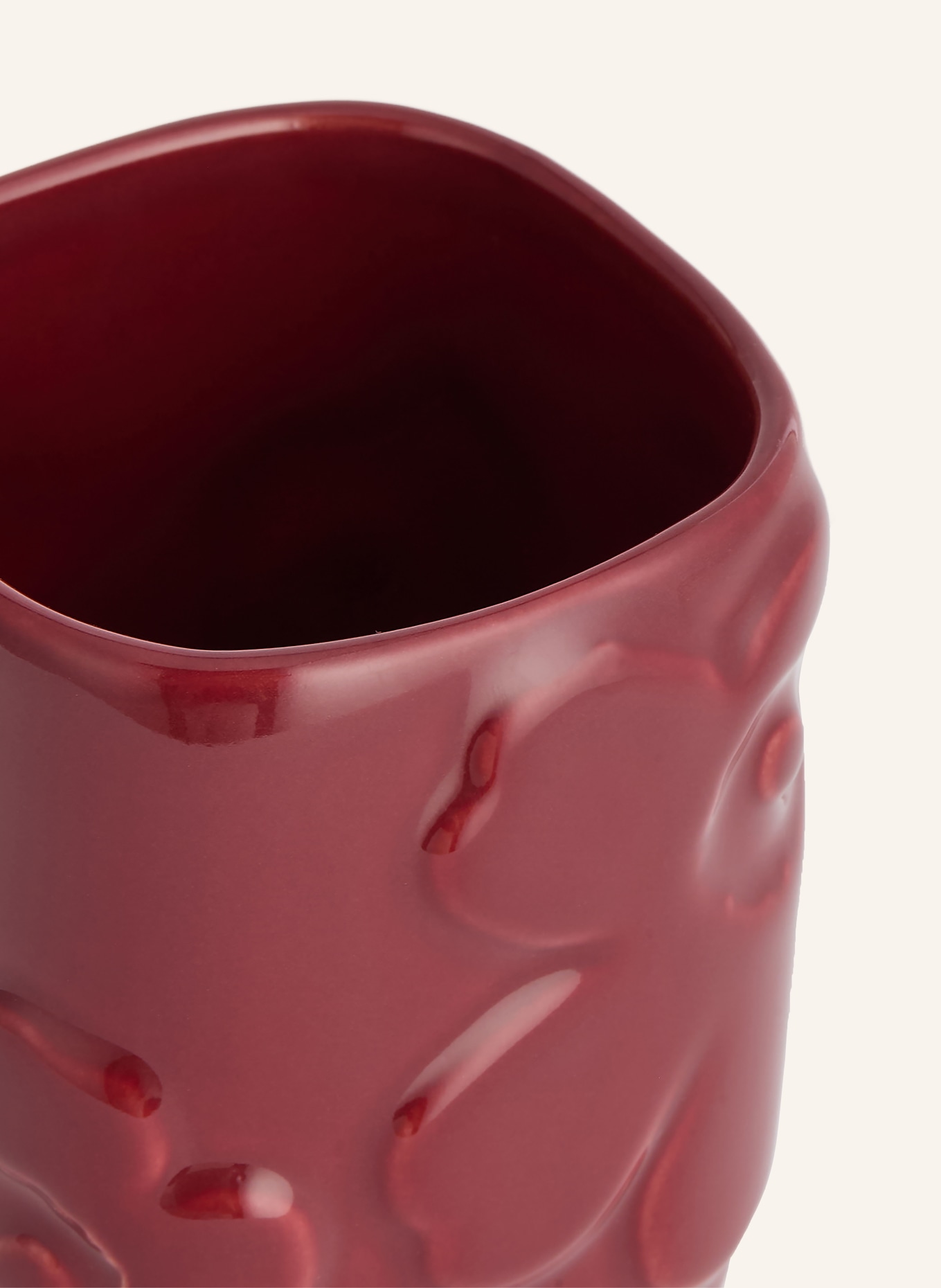 marimekko Zahnputzbecher UNIKKO: DUNKELROT