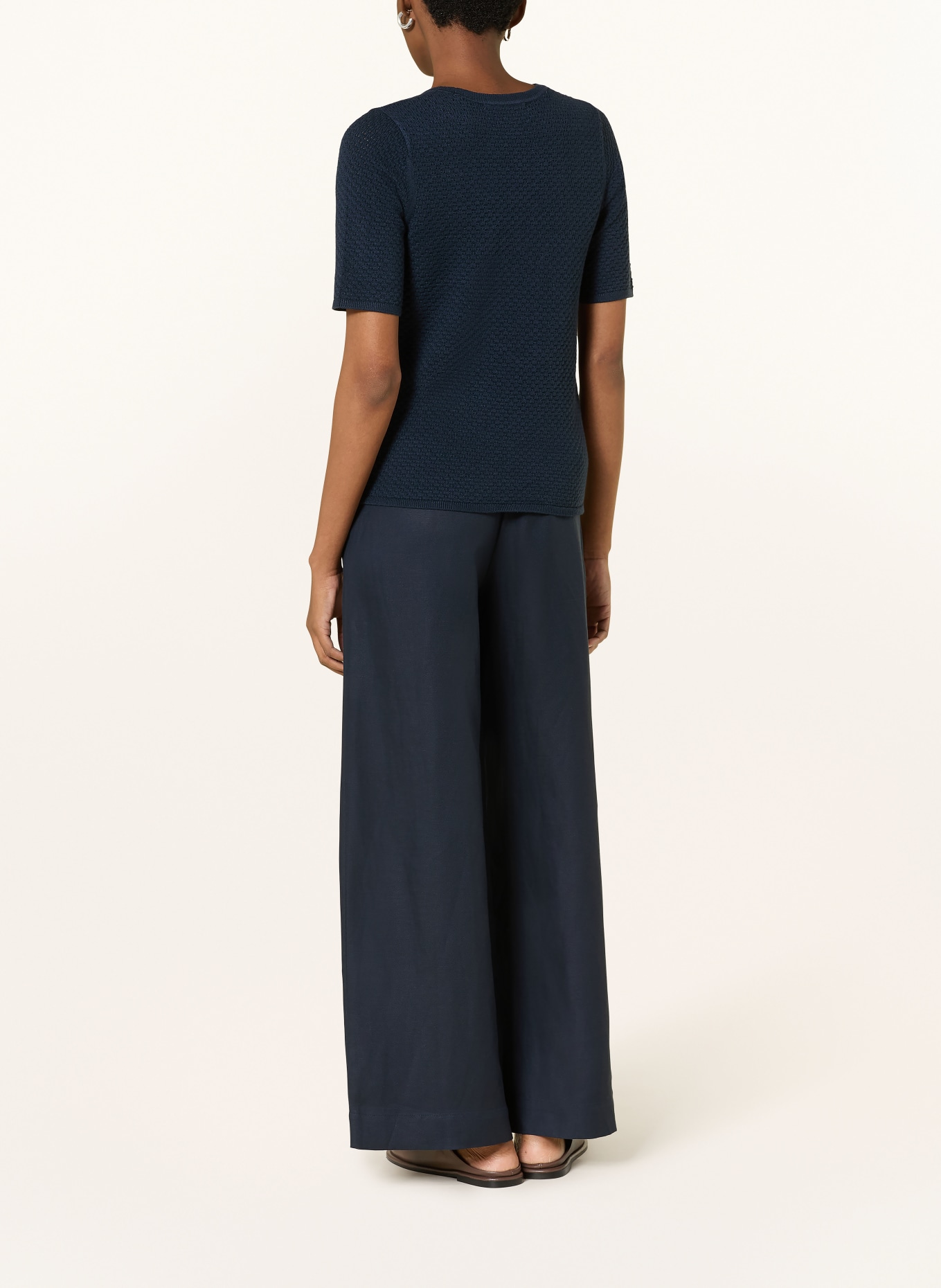 SELECTED Femme Strickshirt: DUNKELBLAU