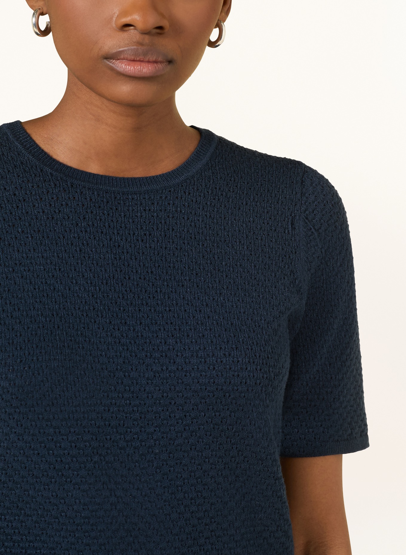 SELECTED Femme Strickshirt: DUNKELBLAU