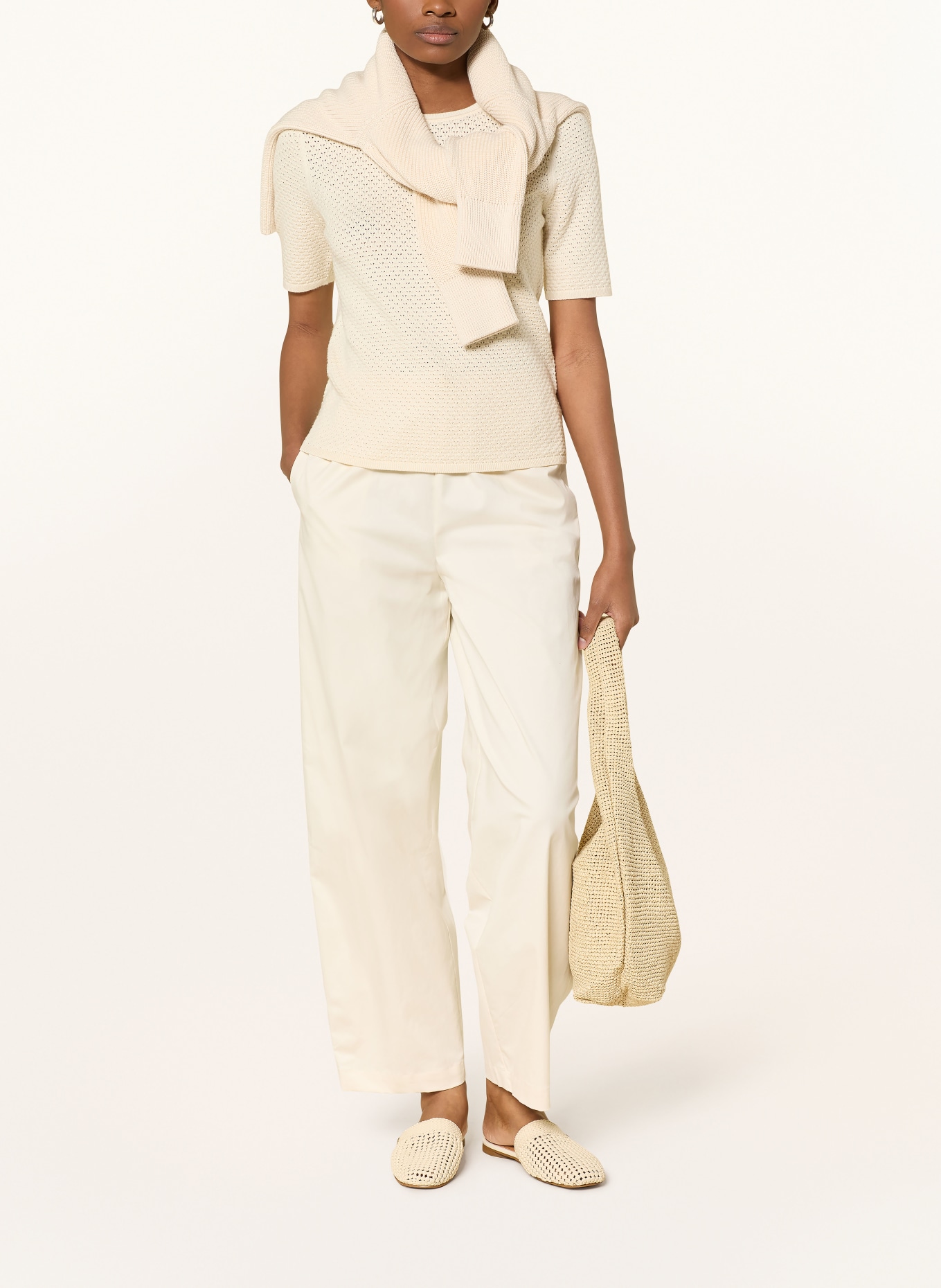 SELECTED Femme chino: MARRON FONCÉ