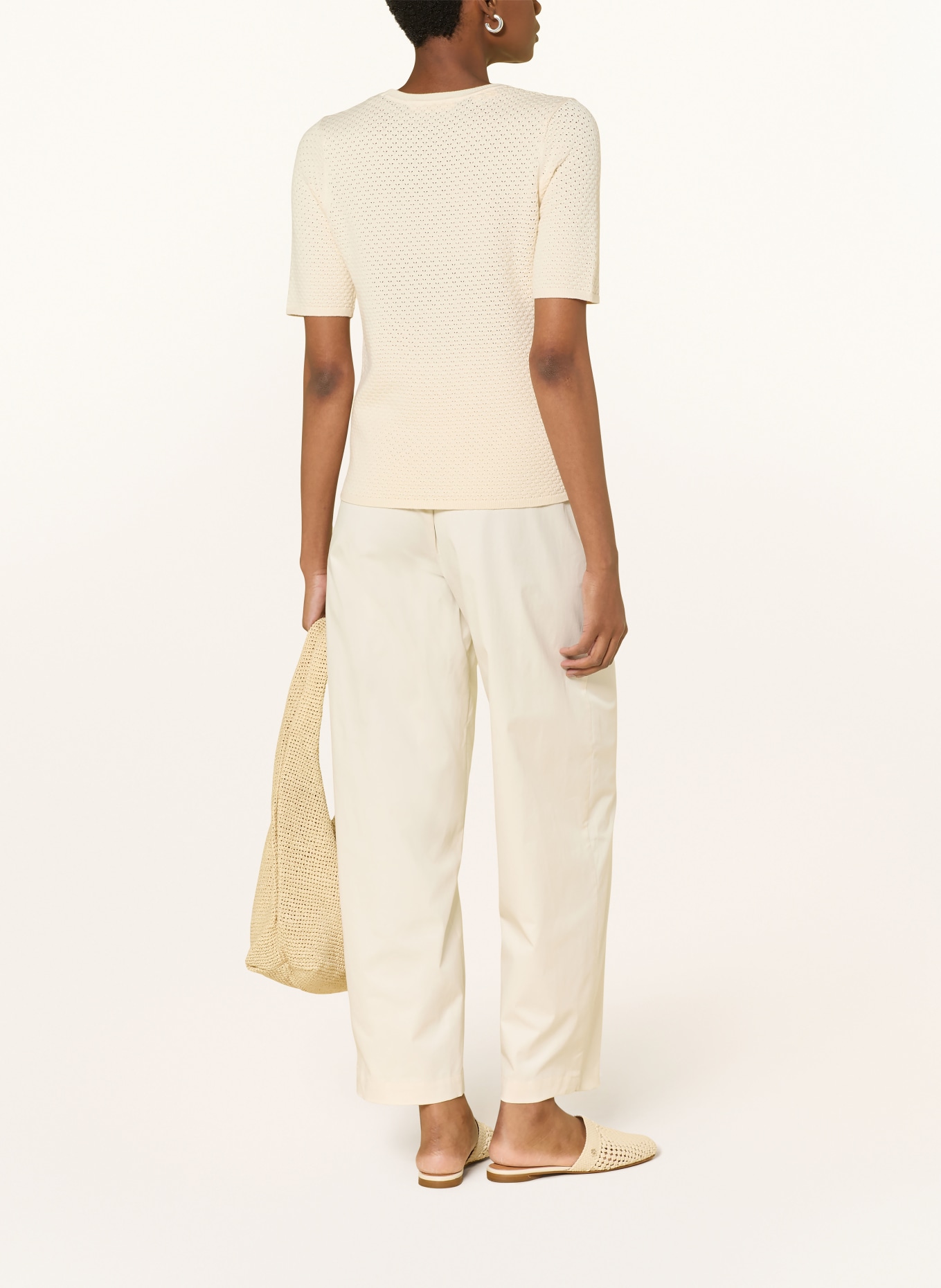 SELECTED Femme chino: MARRON FONCÉ