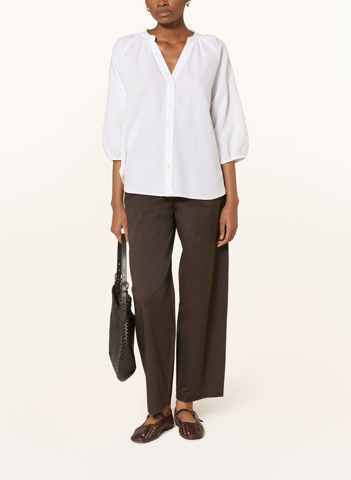 SELECTED Femme chino: BEIGE