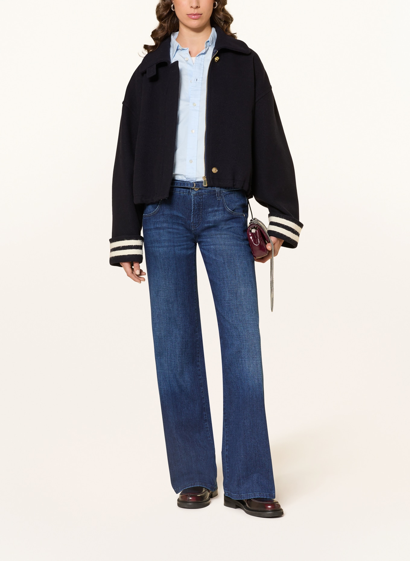 CAMBIO Straight Jeans TESS: 5033 mid ink used