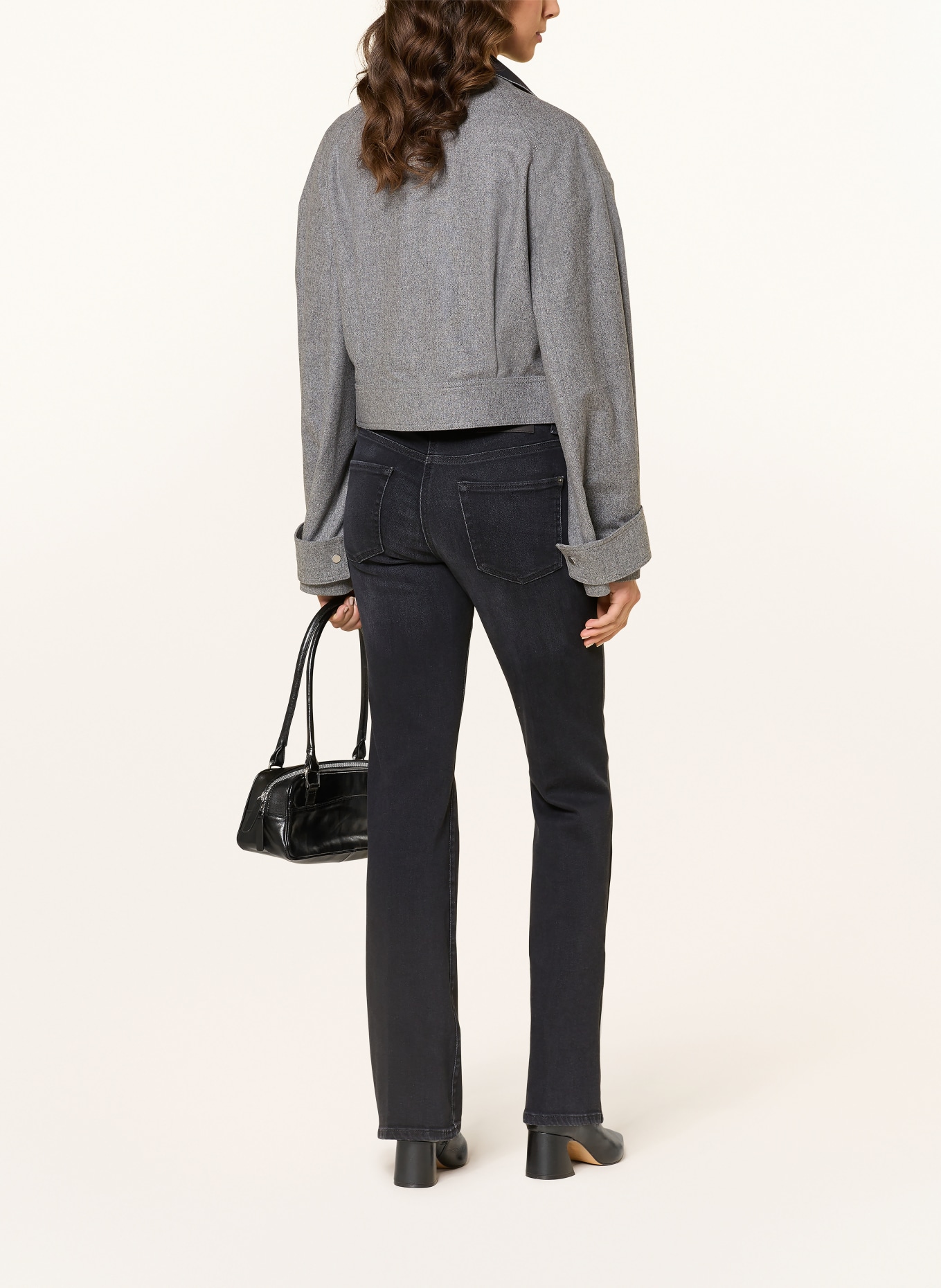 CAMBIO Flared Jeans PARIS: 5038 shaping black dark