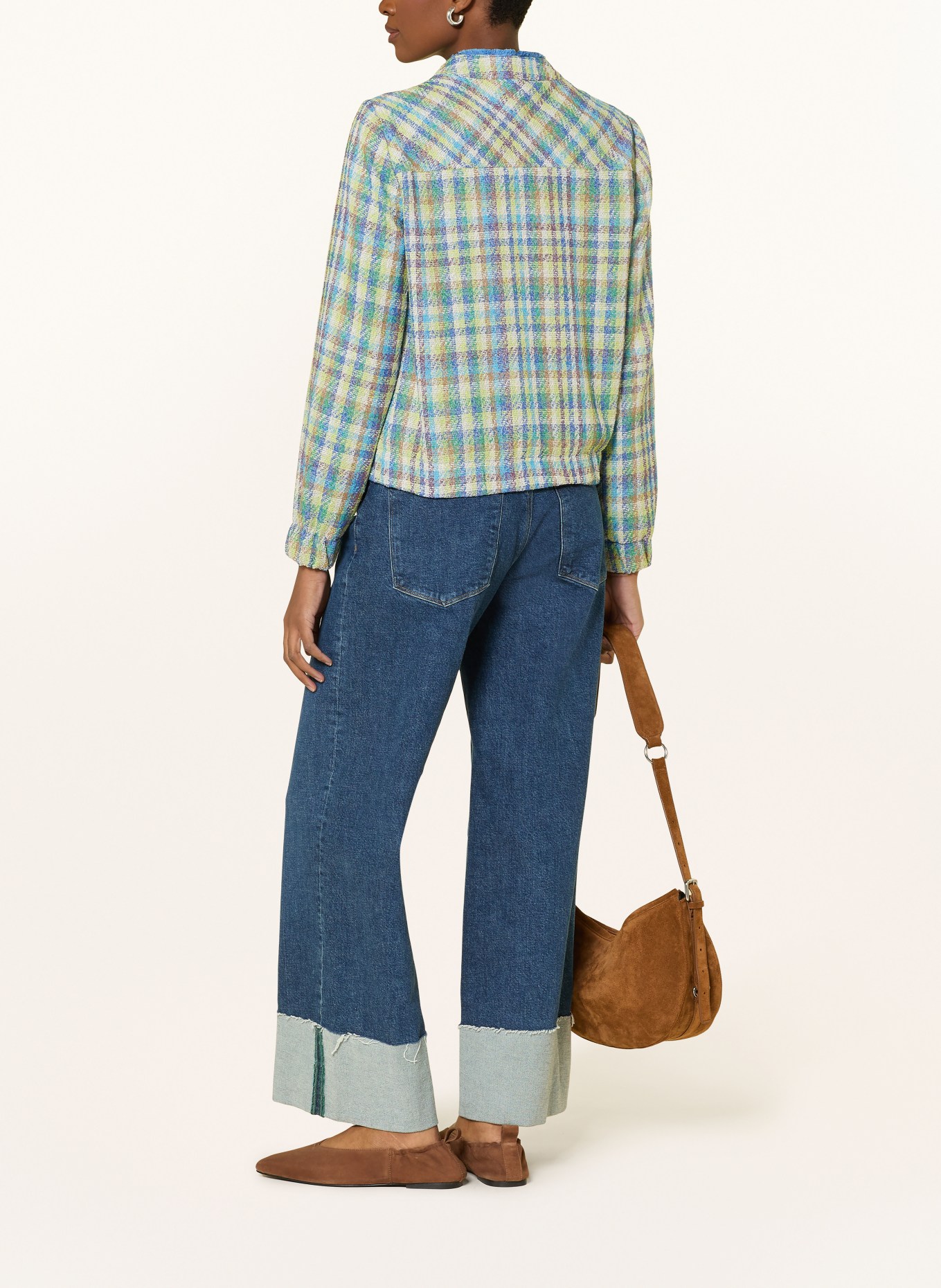 CARTOON Blouson: GRÜN / NEONGELB / BLAU