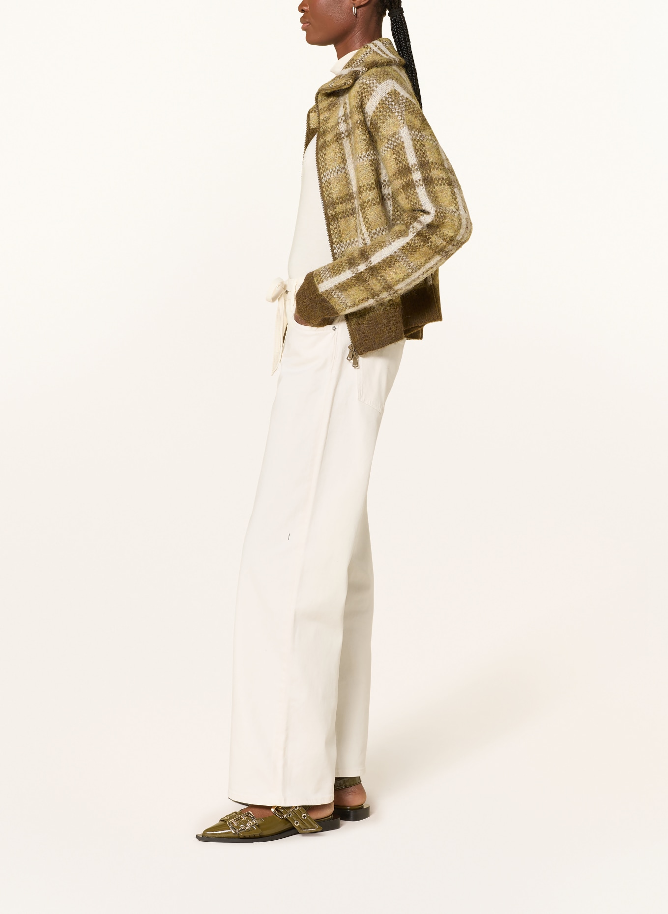 mavi Wide Leg Jeans MALIBU: 91151 Tofu COLORED DENIM