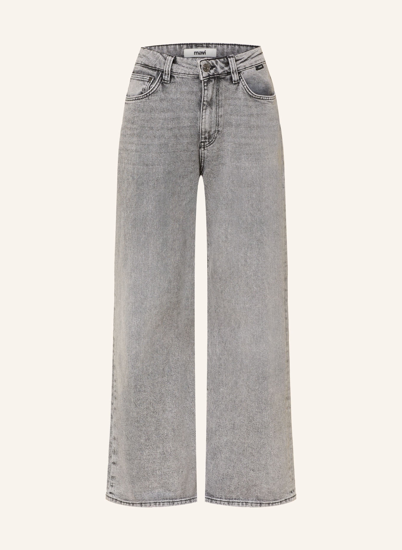 mavi Wide Leg Jeans MALIBU: 91120 Light Grey 90's
