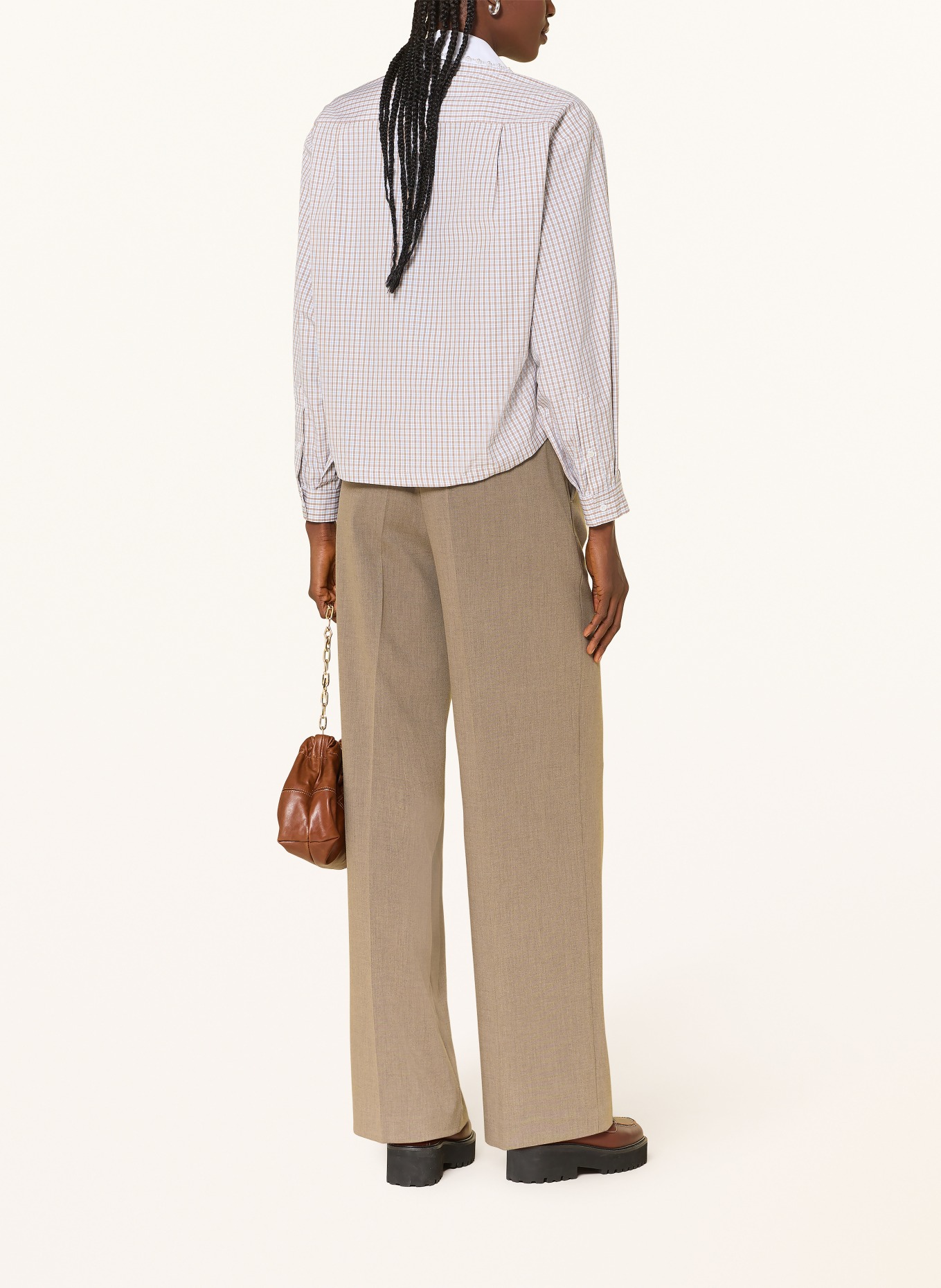 MRS & HUGS marlene pants: TAUPE