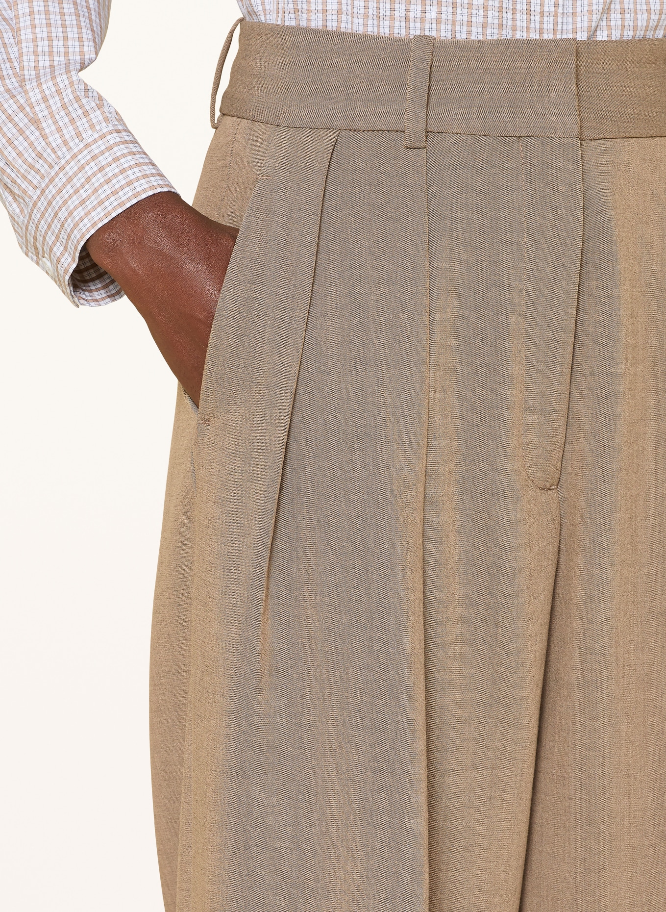 MRS & HUGS marlene pants: TAUPE