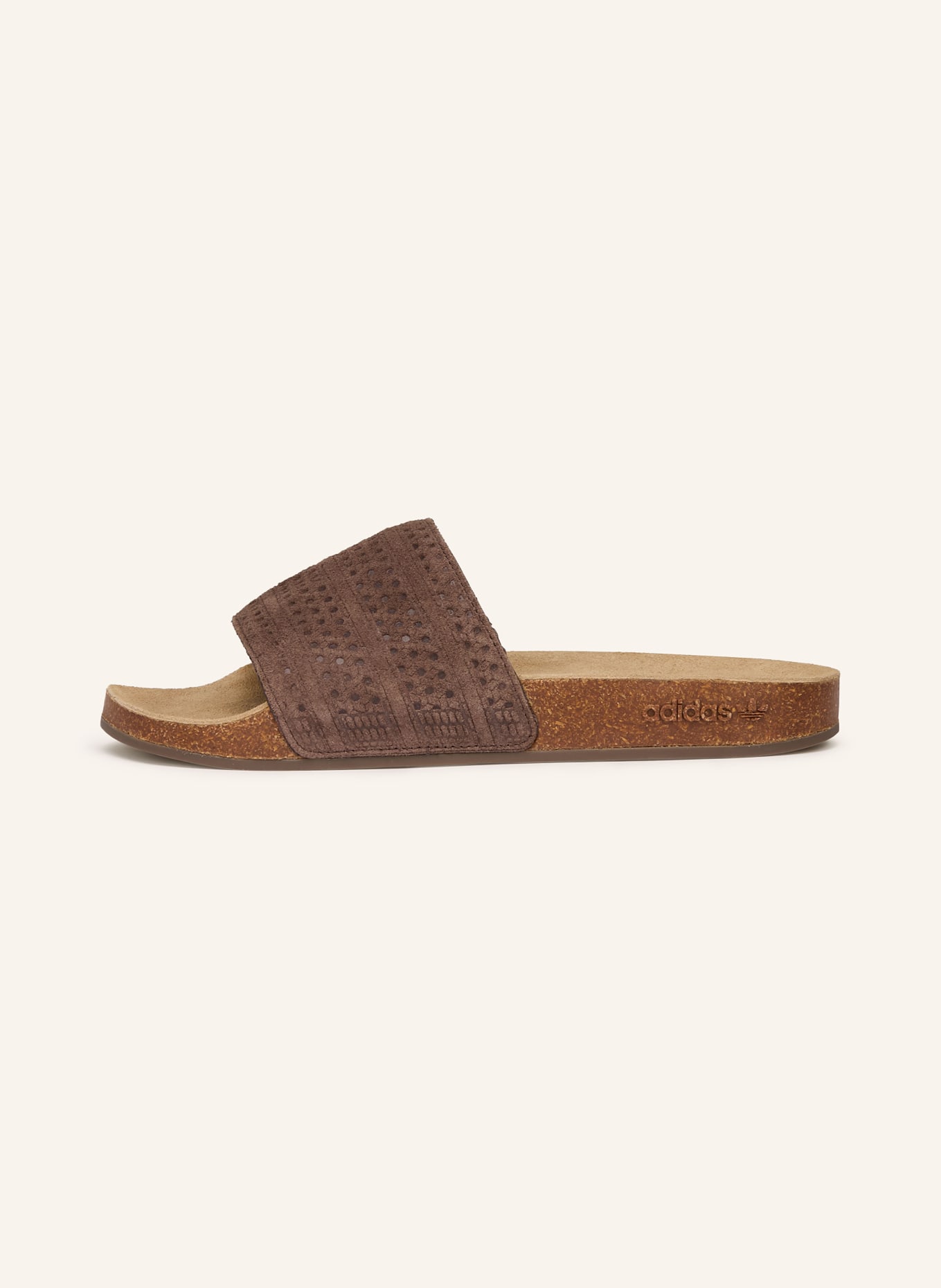 adidas Originals Pantoletten ADILETTE RS: DUNKELBRAUN