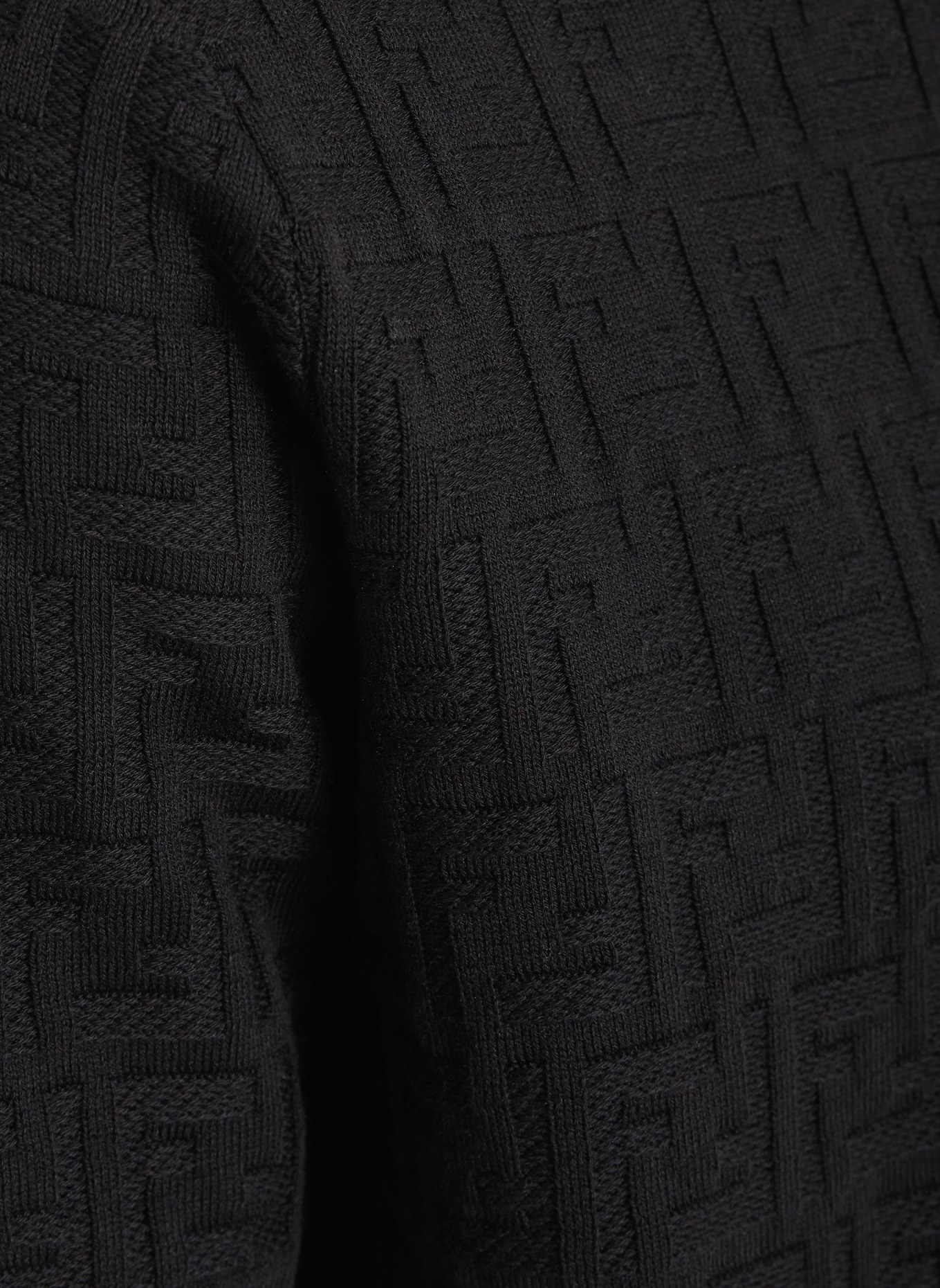 FENDI koszulka z dzianiny: CZARNY