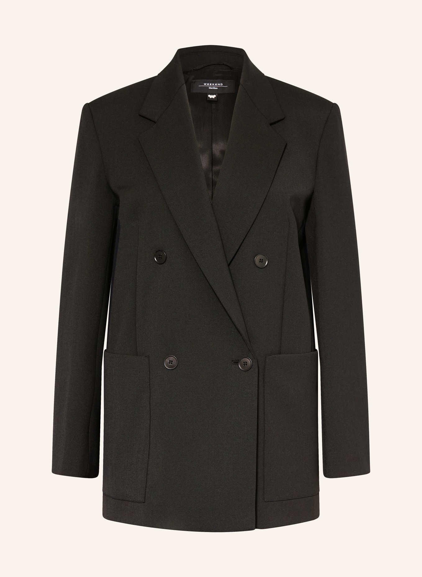 WEEKEND Max Mara Longblazer WKDVELOCE: SCHWARZ