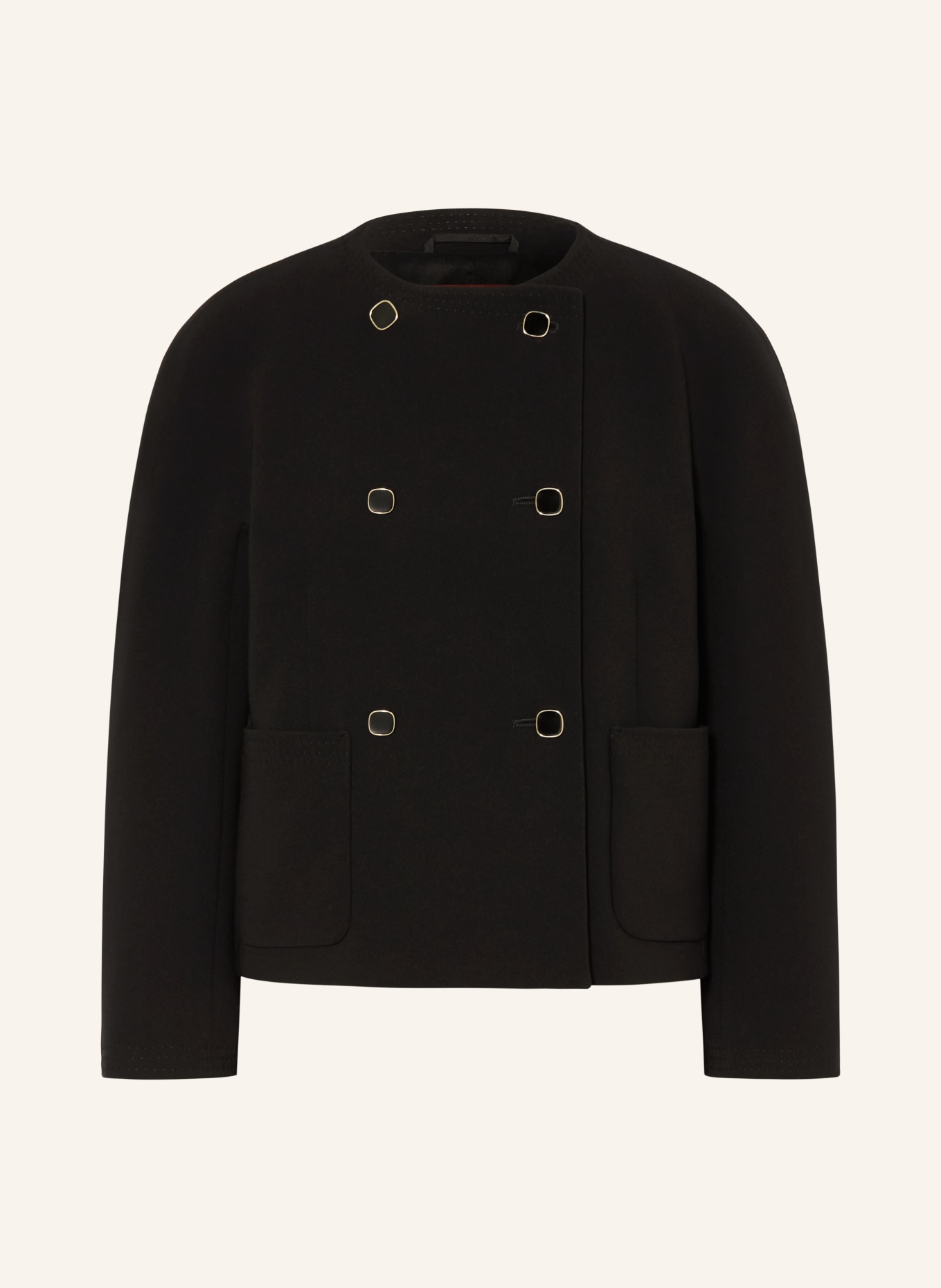 Max Mara STUDIO Kastenjacke OMBROSA: SCHWARZ
