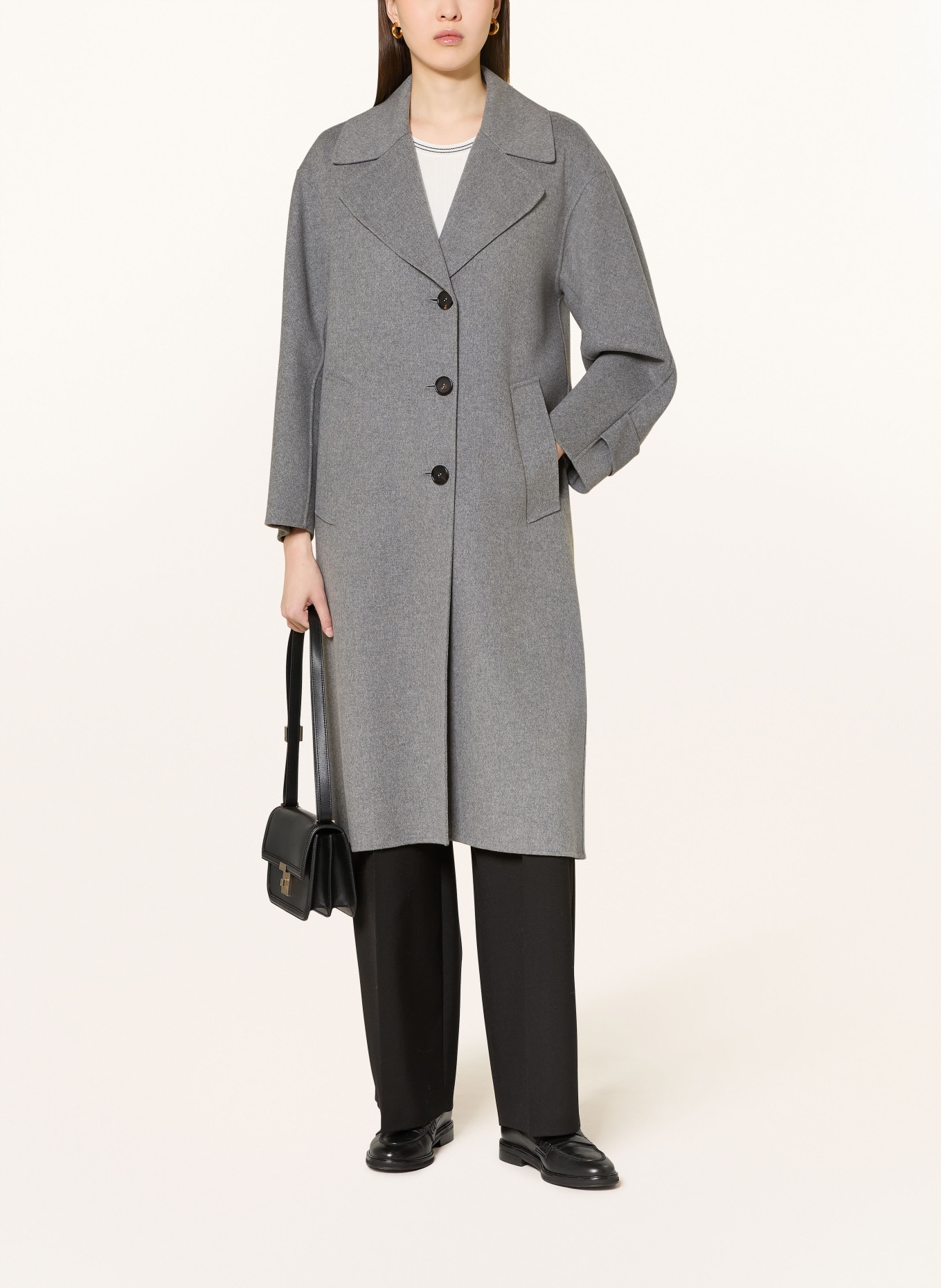 S Max Mara Wollmantel: GRAU
