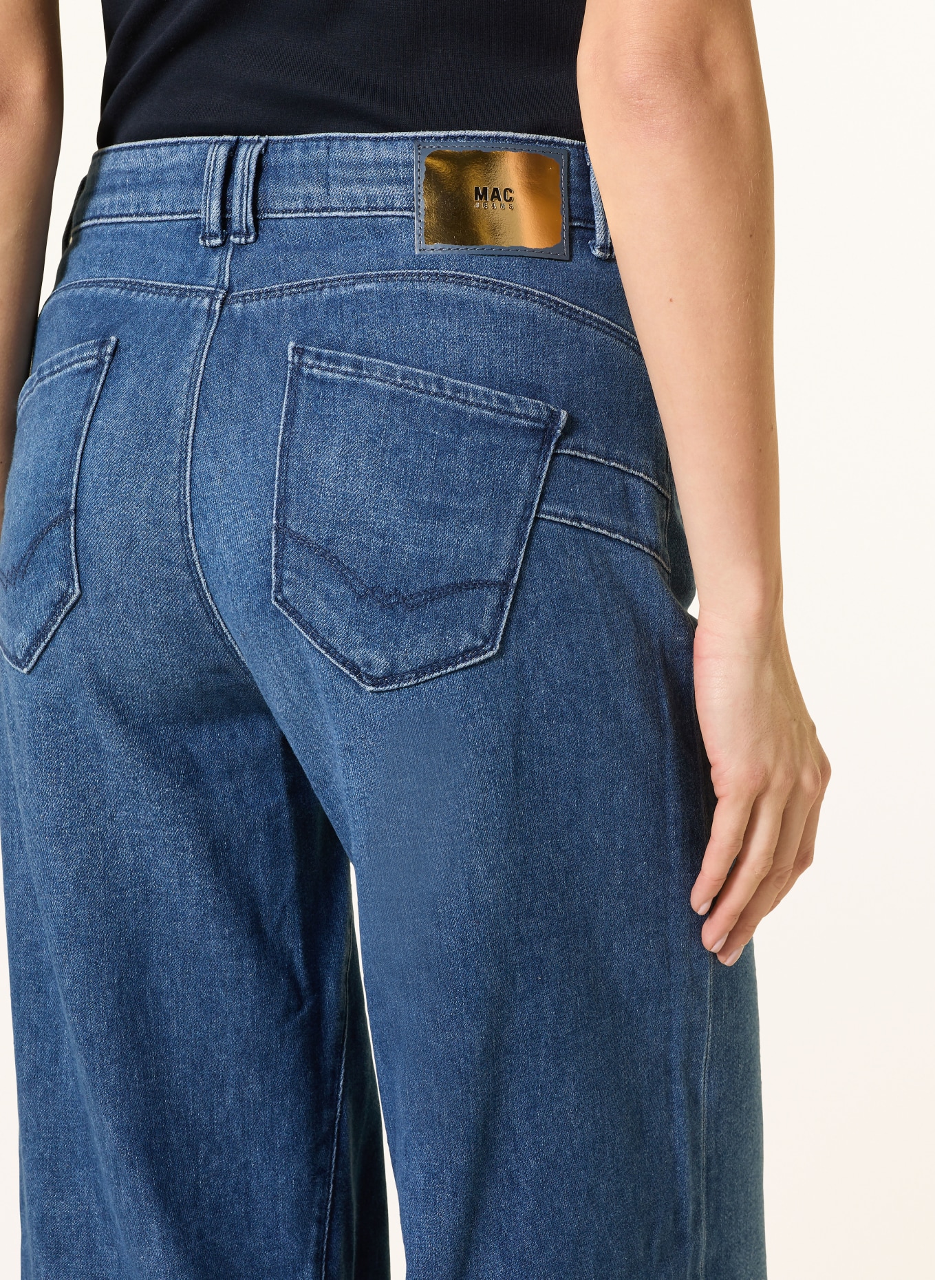 MAC Wide Leg Jeans: D604 blue authentic used