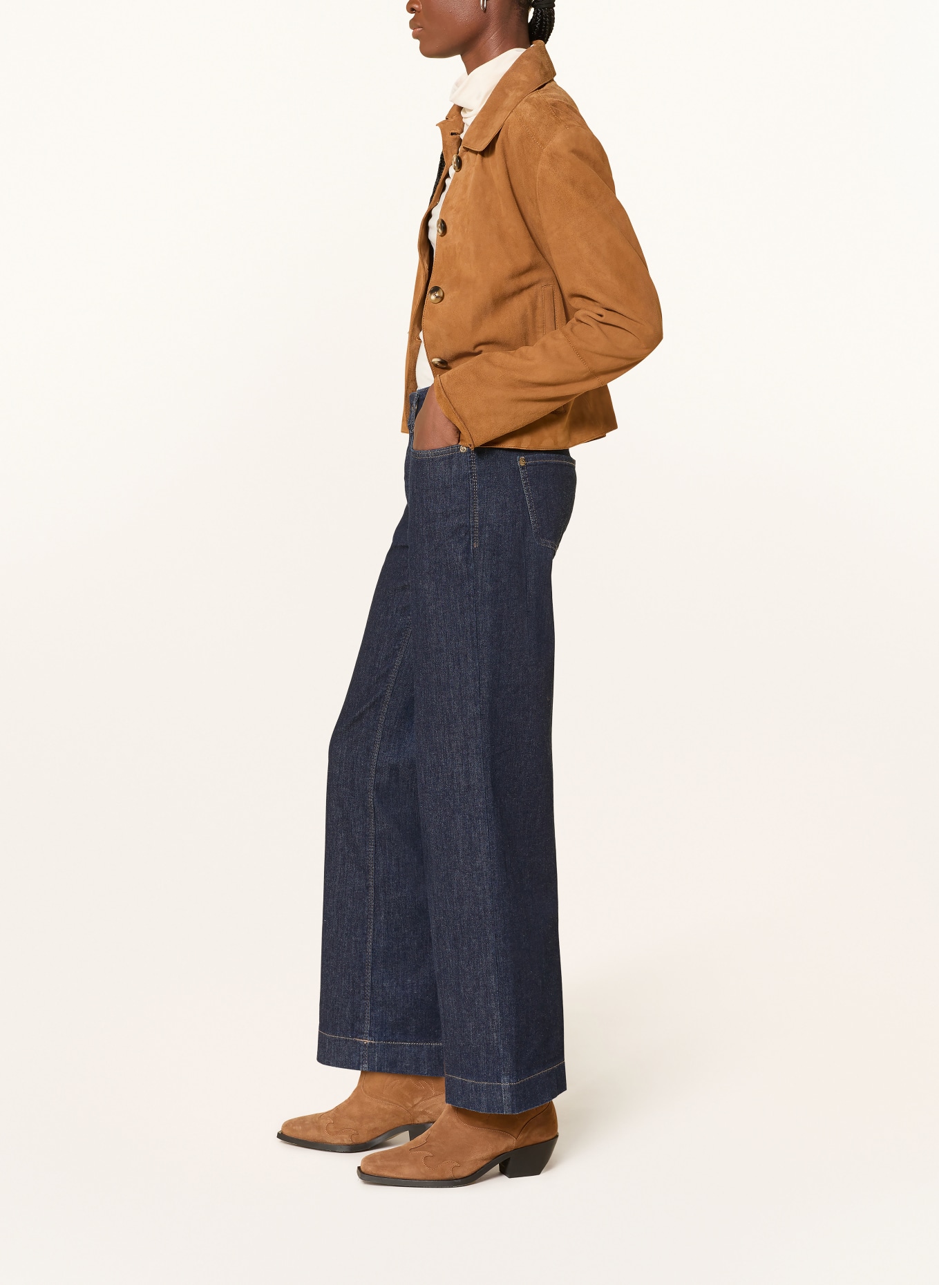 MAC Wide Leg Jeans: D683 fashion rinsed