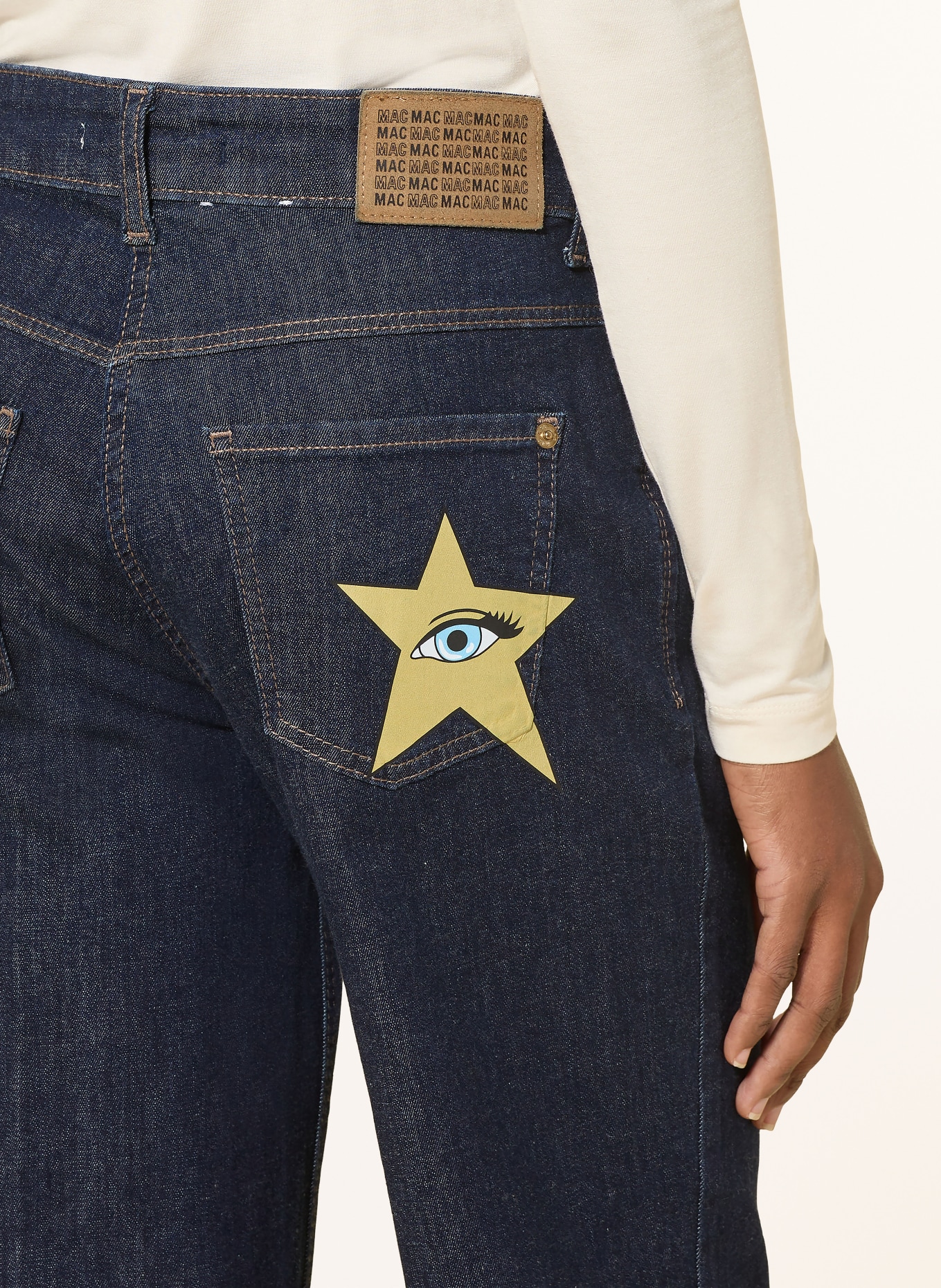 MAC Wide Leg Jeans: D683 fashion rinsed