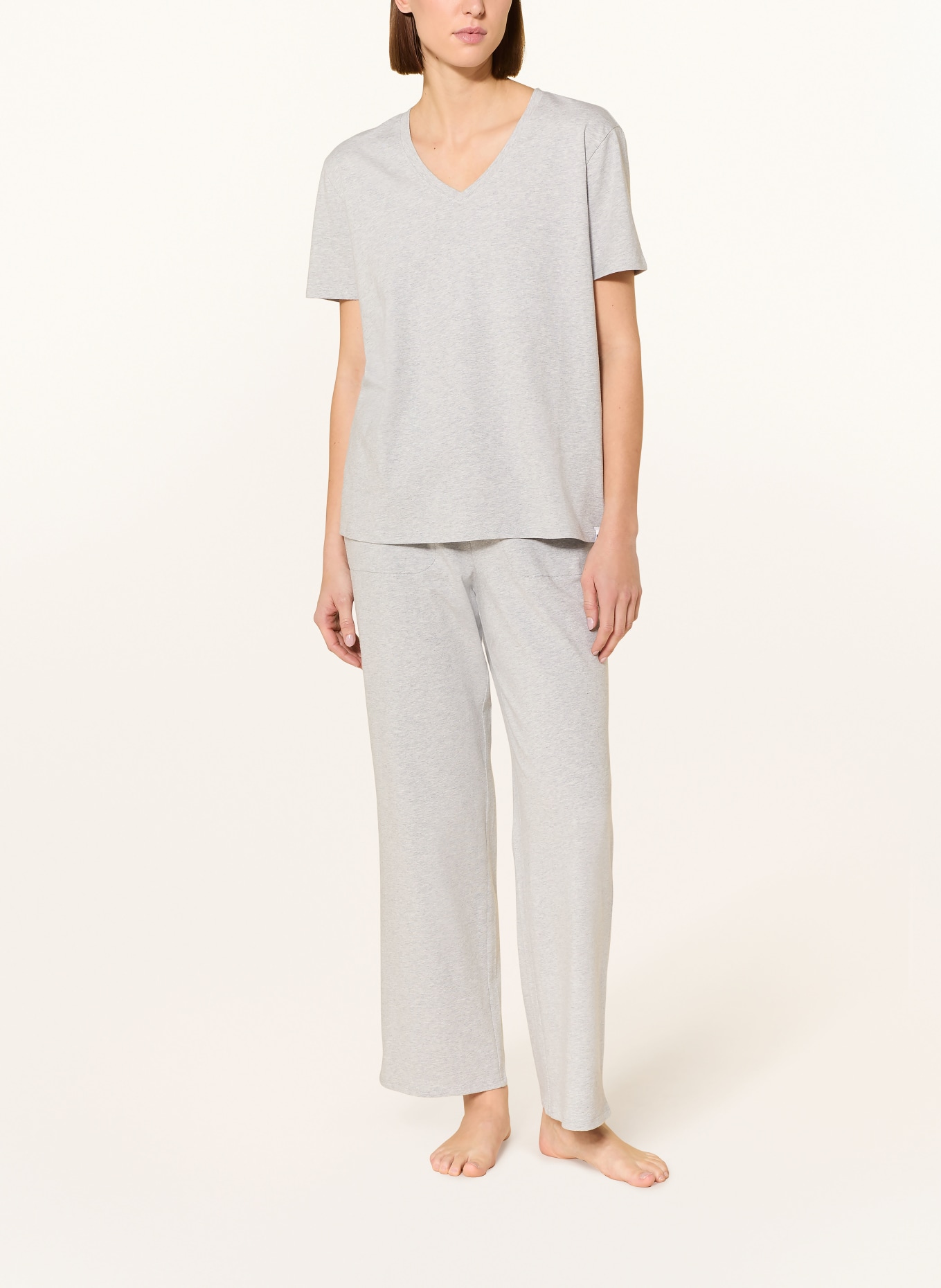 JOCKEY Schlafshirt: HELLGRAU