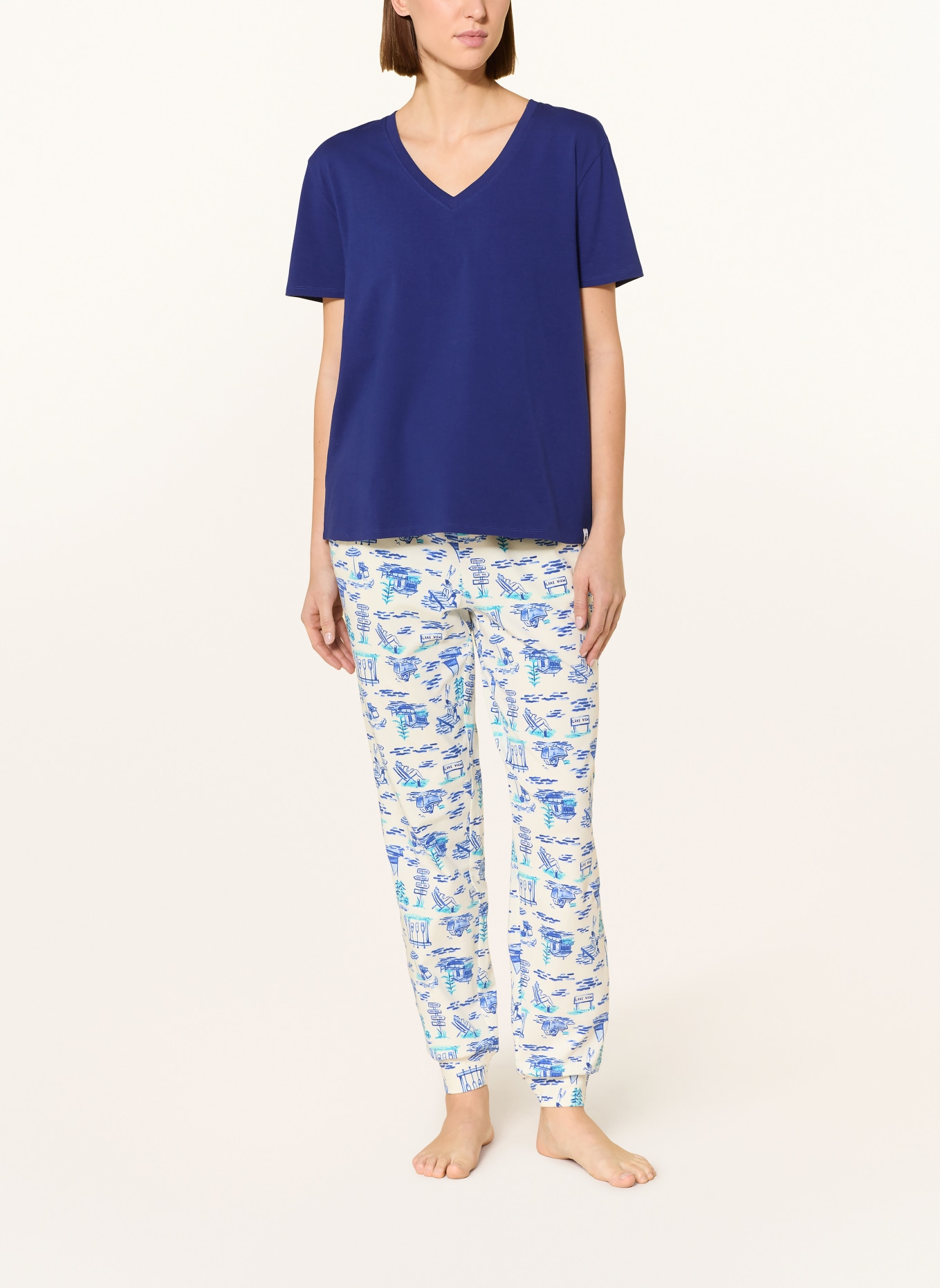 JOCKEY Schlafshirt: BLAU