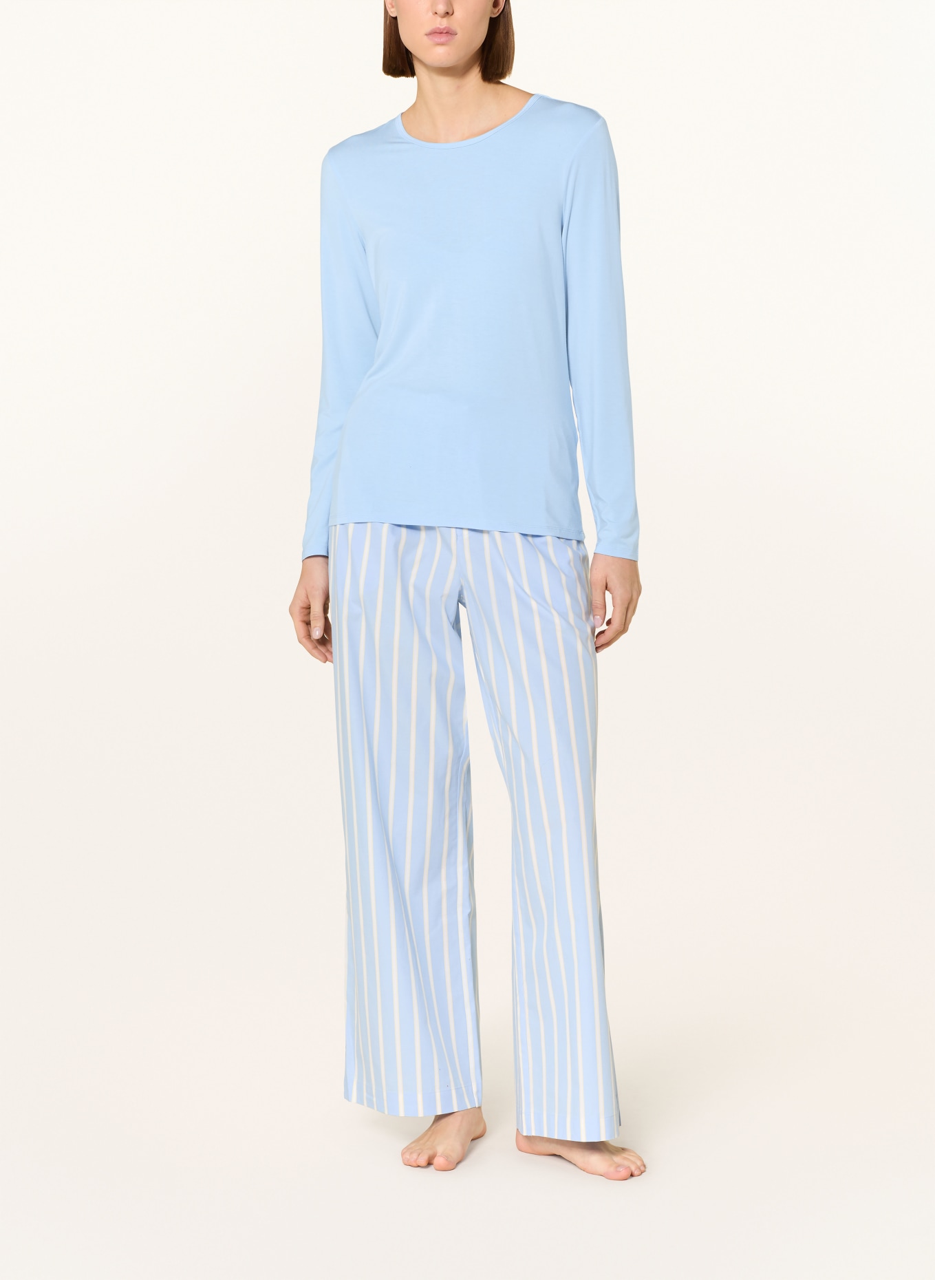 JOCKEY Schlafshirt: HELLBLAU