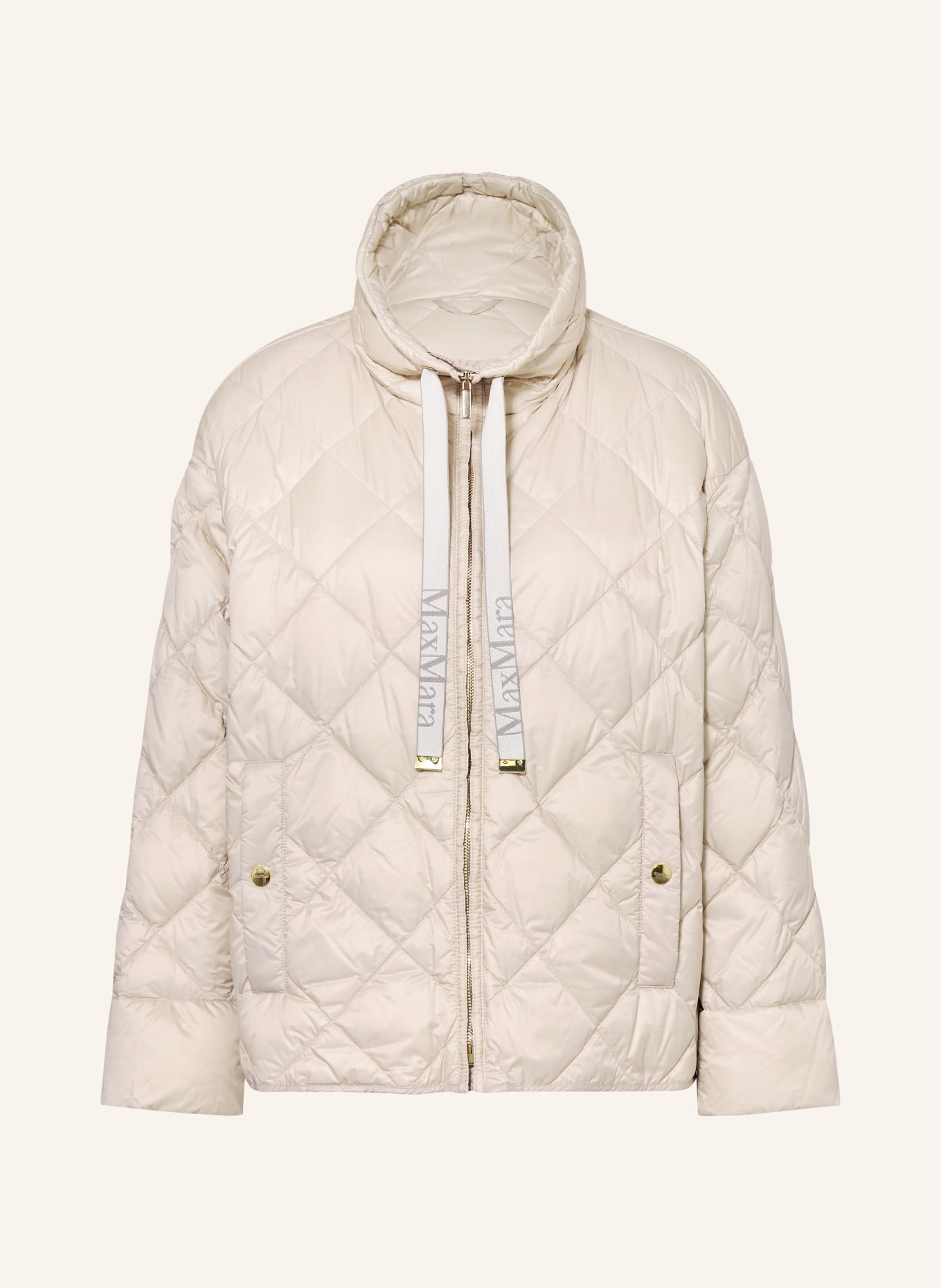 Max Mara The Cube Steppjacke: CREME