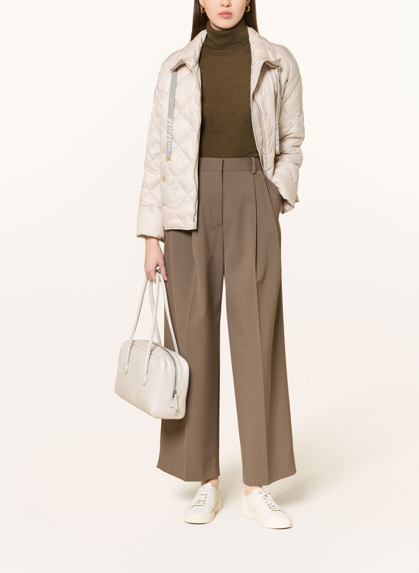 Max Mara The Cube Steppjacke: CREME