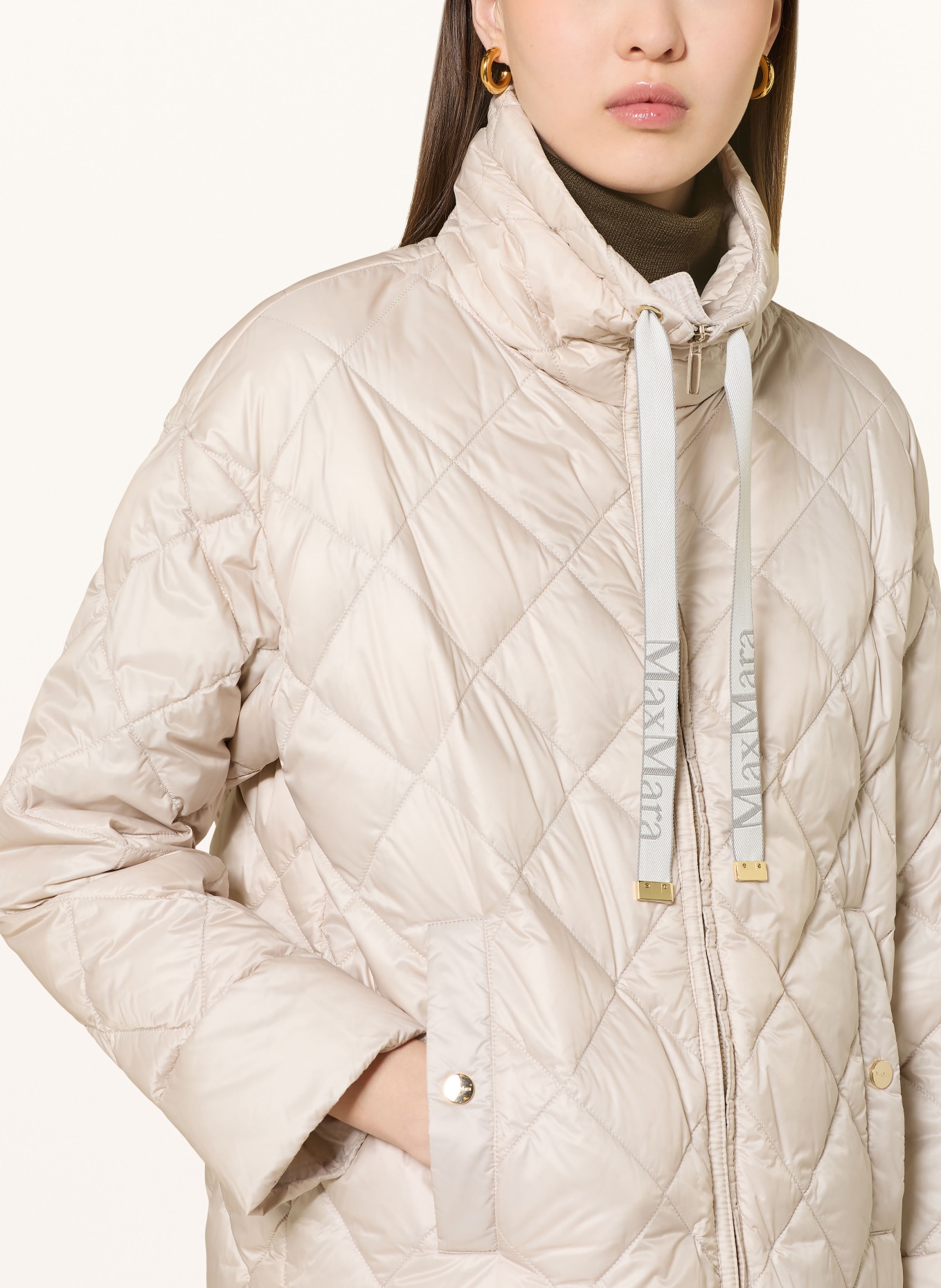 Max Mara The Cube Steppjacke: CREME