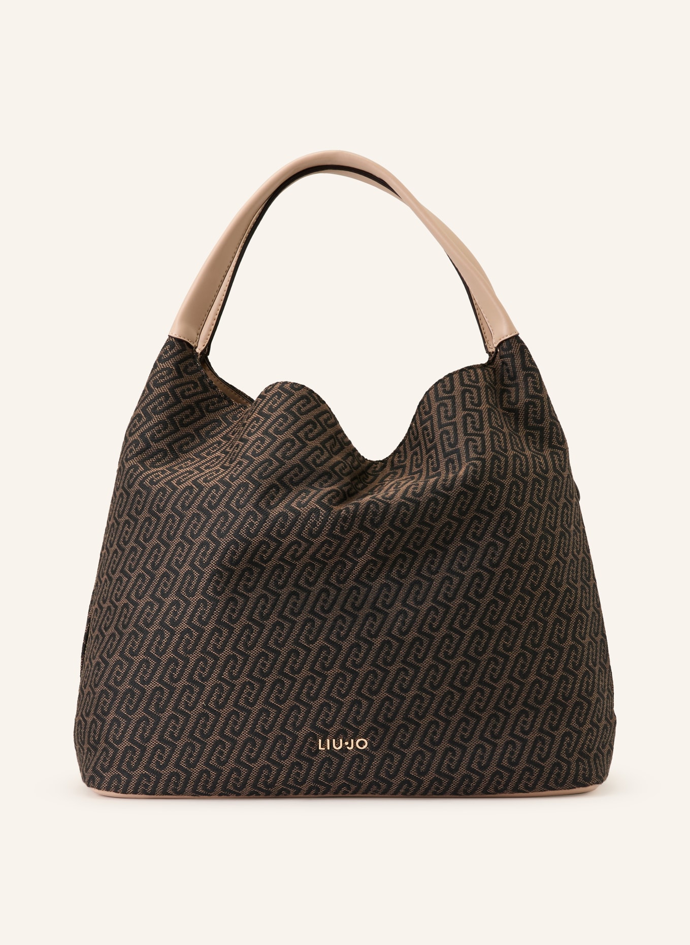 LIU JO Hobo bag: BROWN / DARK BROWN / TAUPE