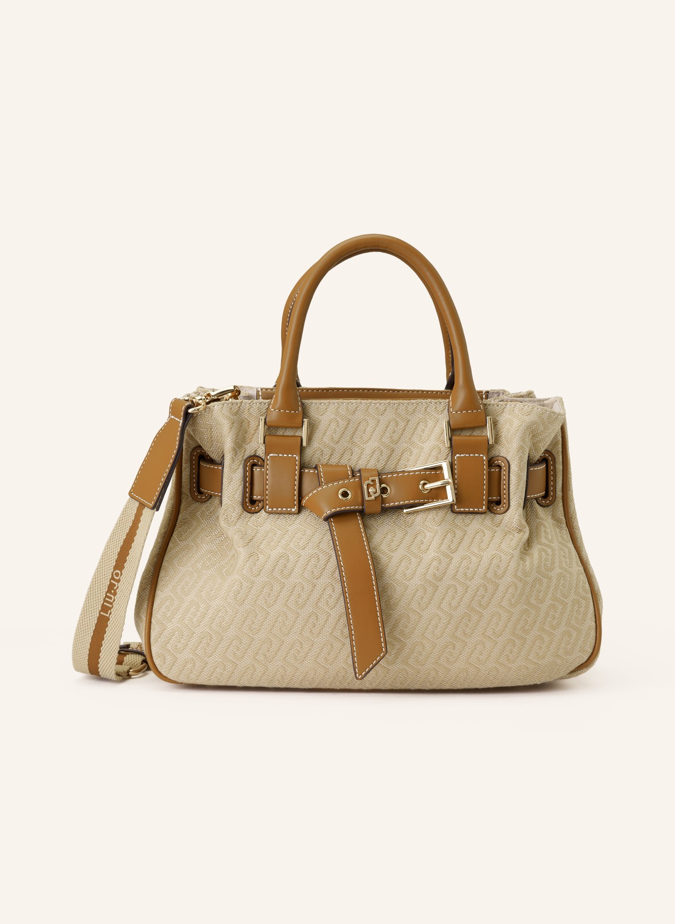 LIU JO Sac à main SMALL: ÉCRU / MARRON CLAIR