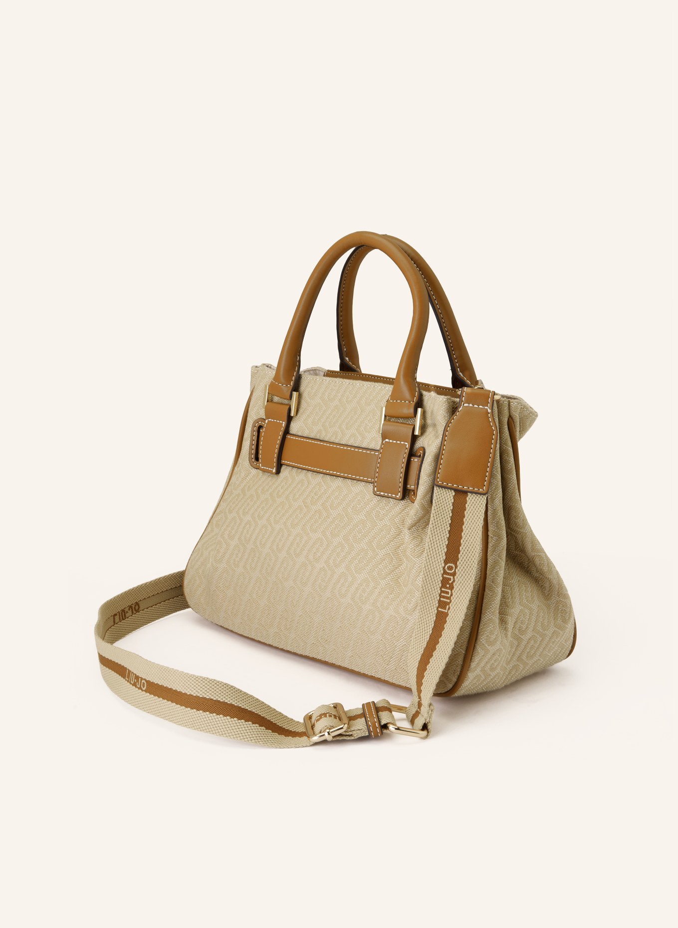 LIU JO Sac à main SMALL: ÉCRU / MARRON CLAIR