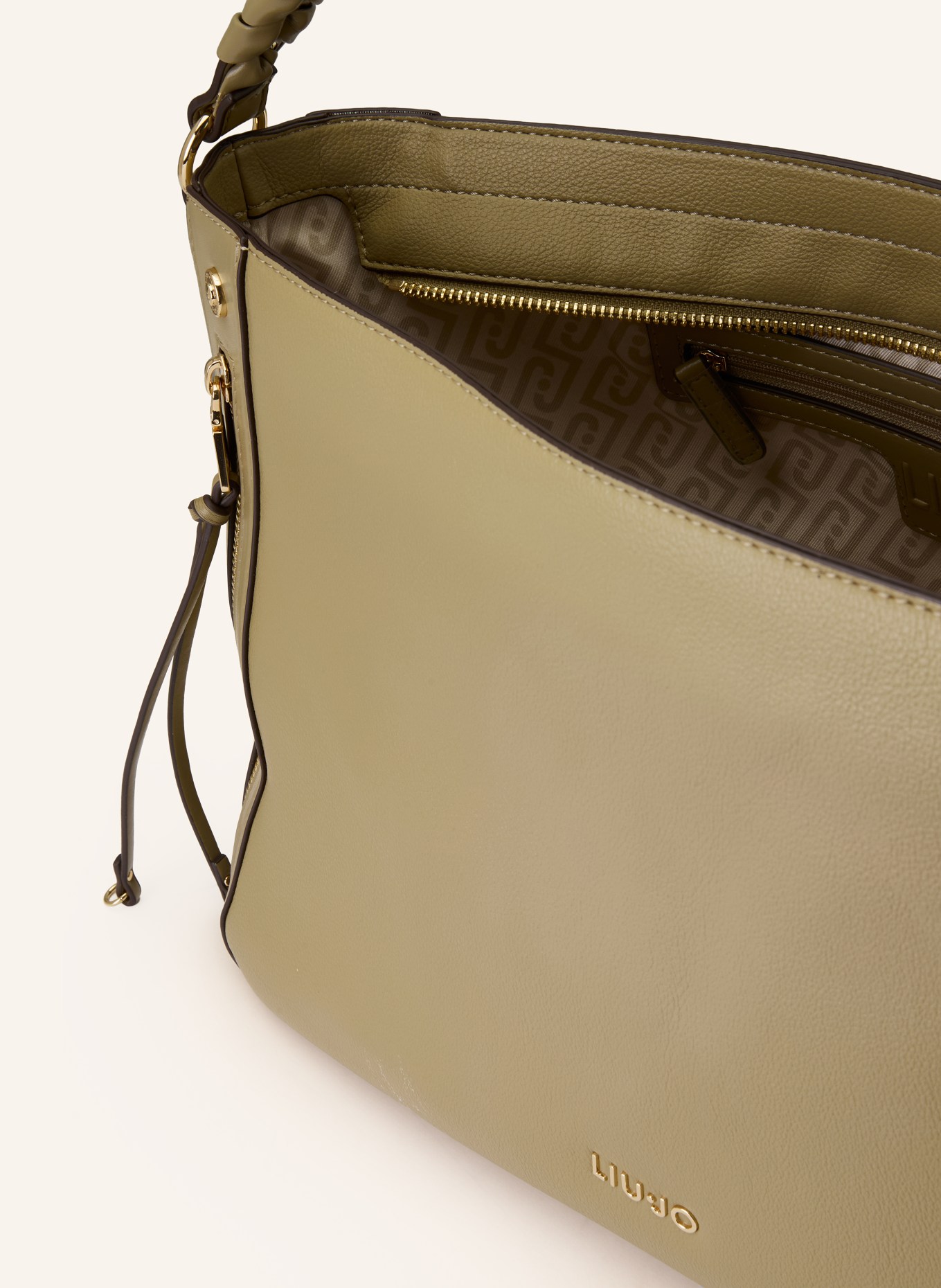 LIU JO drawstring bag: KHAKI