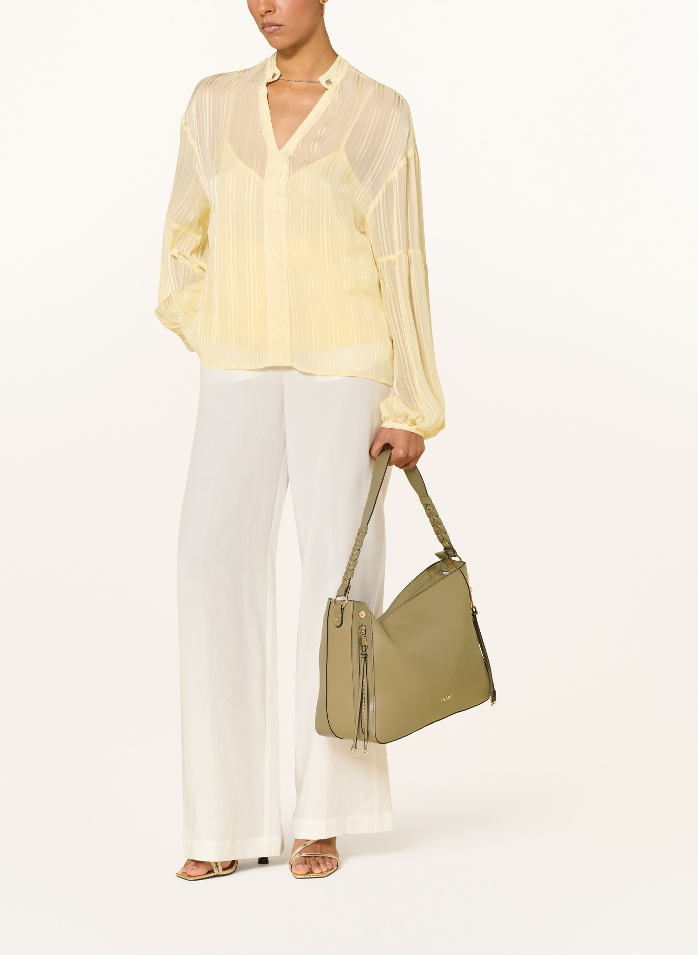 LIU JO drawstring bag: KHAKI