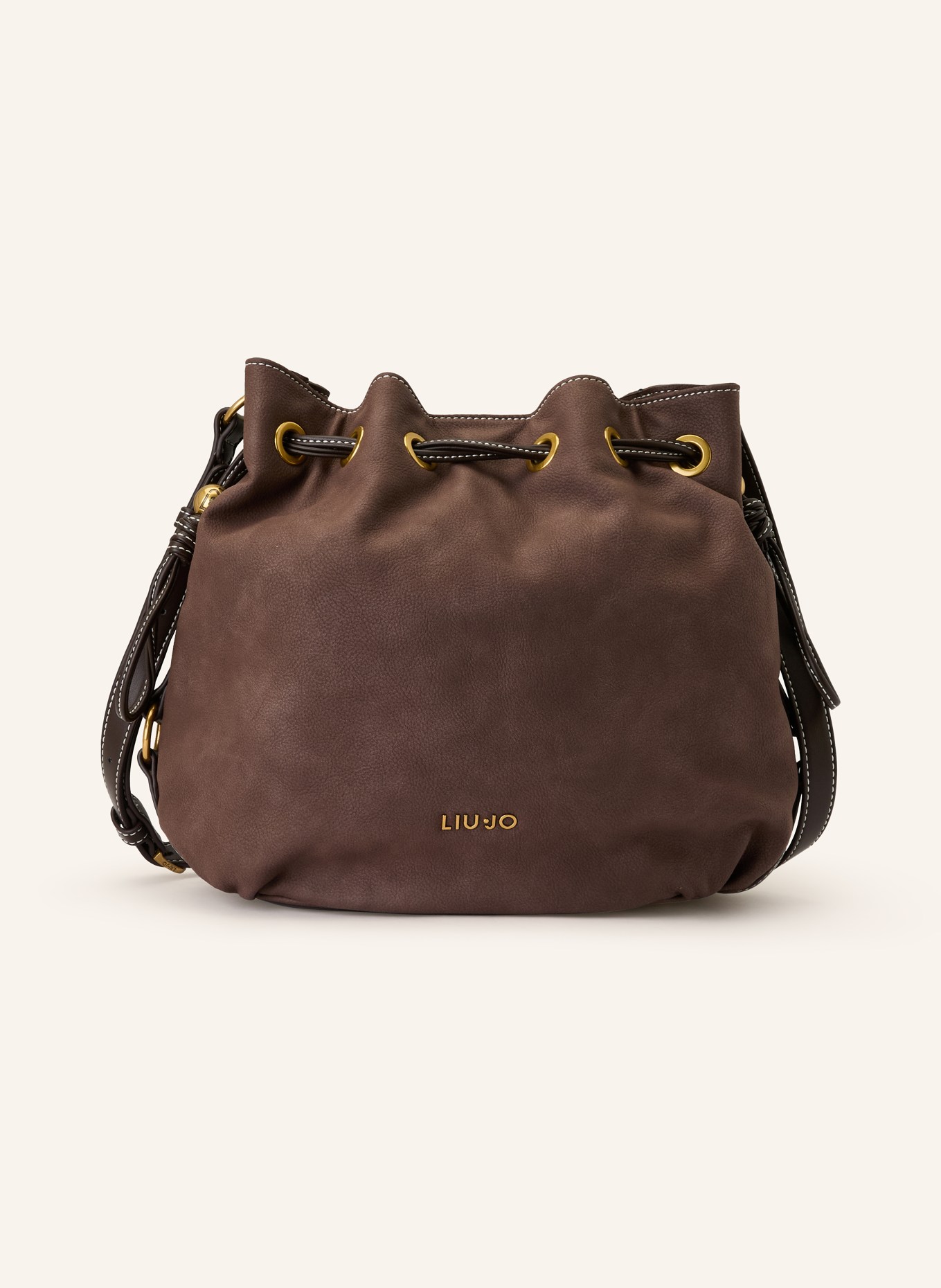 LIU JO drawstring bag: DARK BROWN