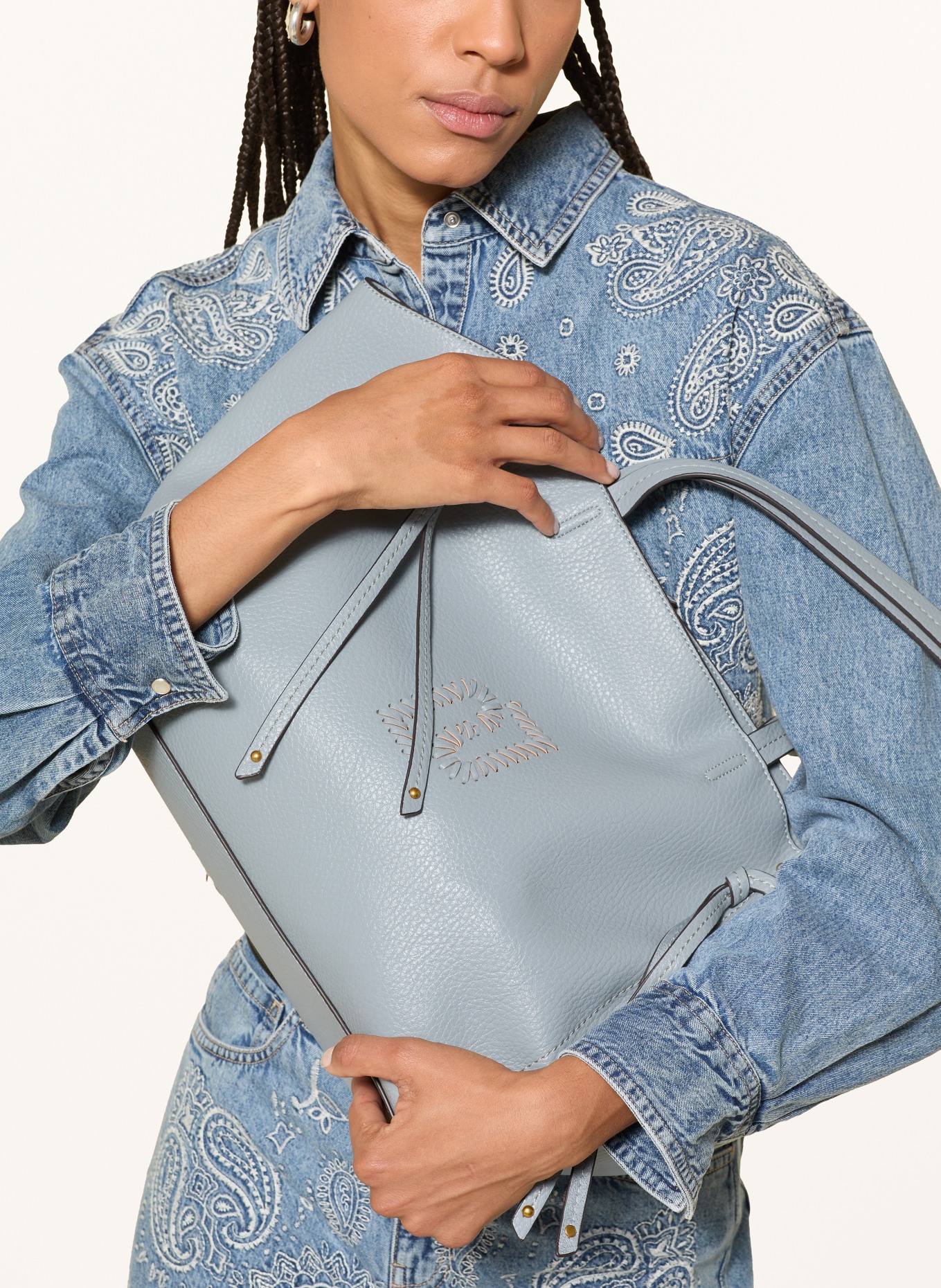 LIU JO acheteur: BLEU GRIS / OR