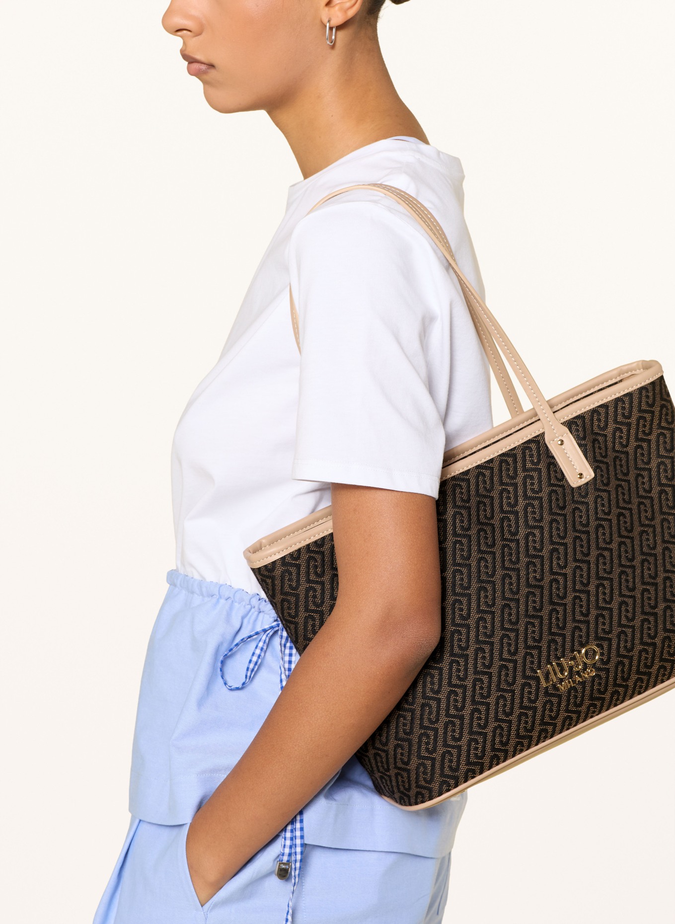 LIU JO shopper: BROWN / LIGHT BROWN / DARK BROWN