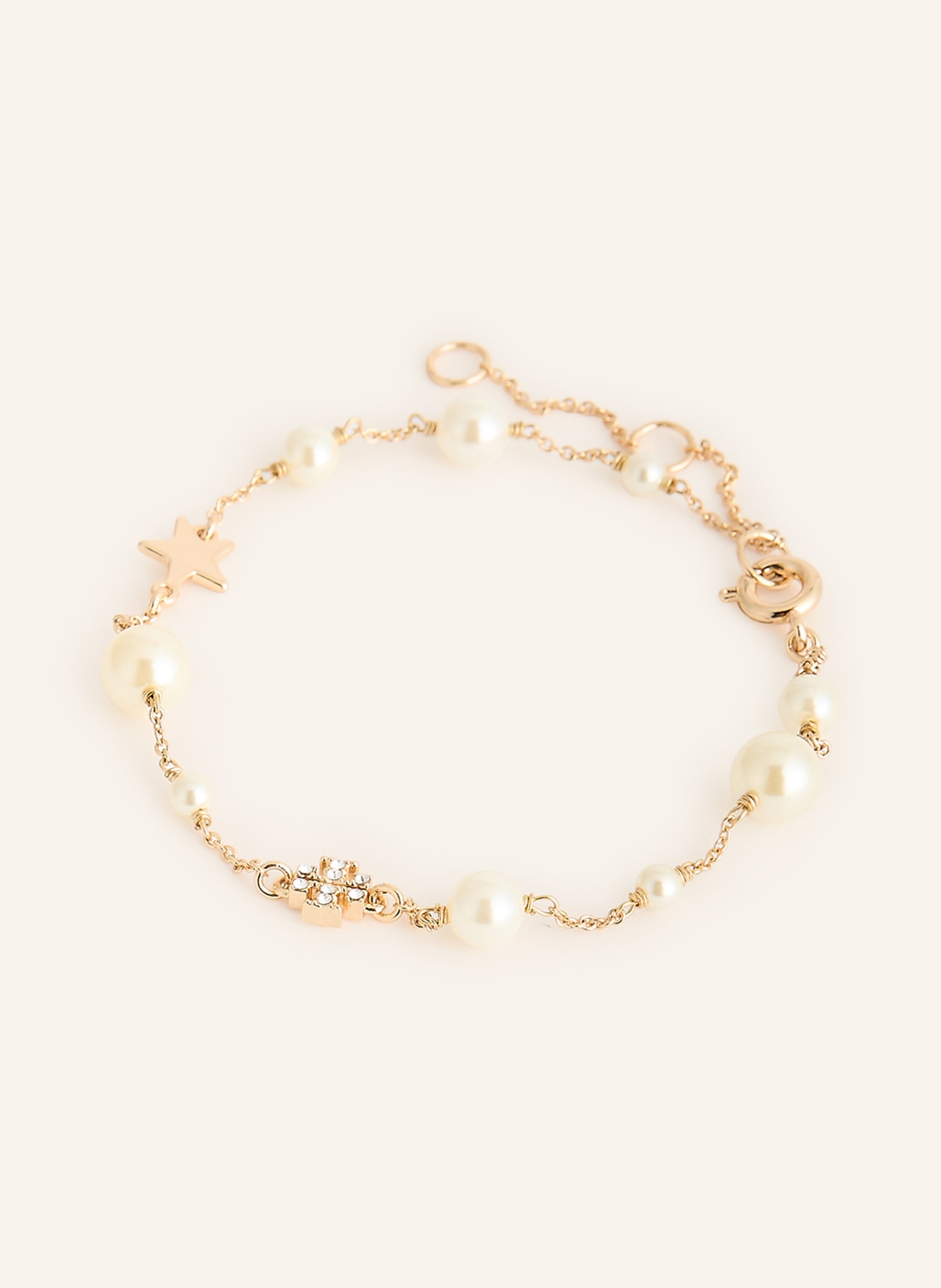 TORY BURCH Armband MOONDANCE: GOLD / WEISS