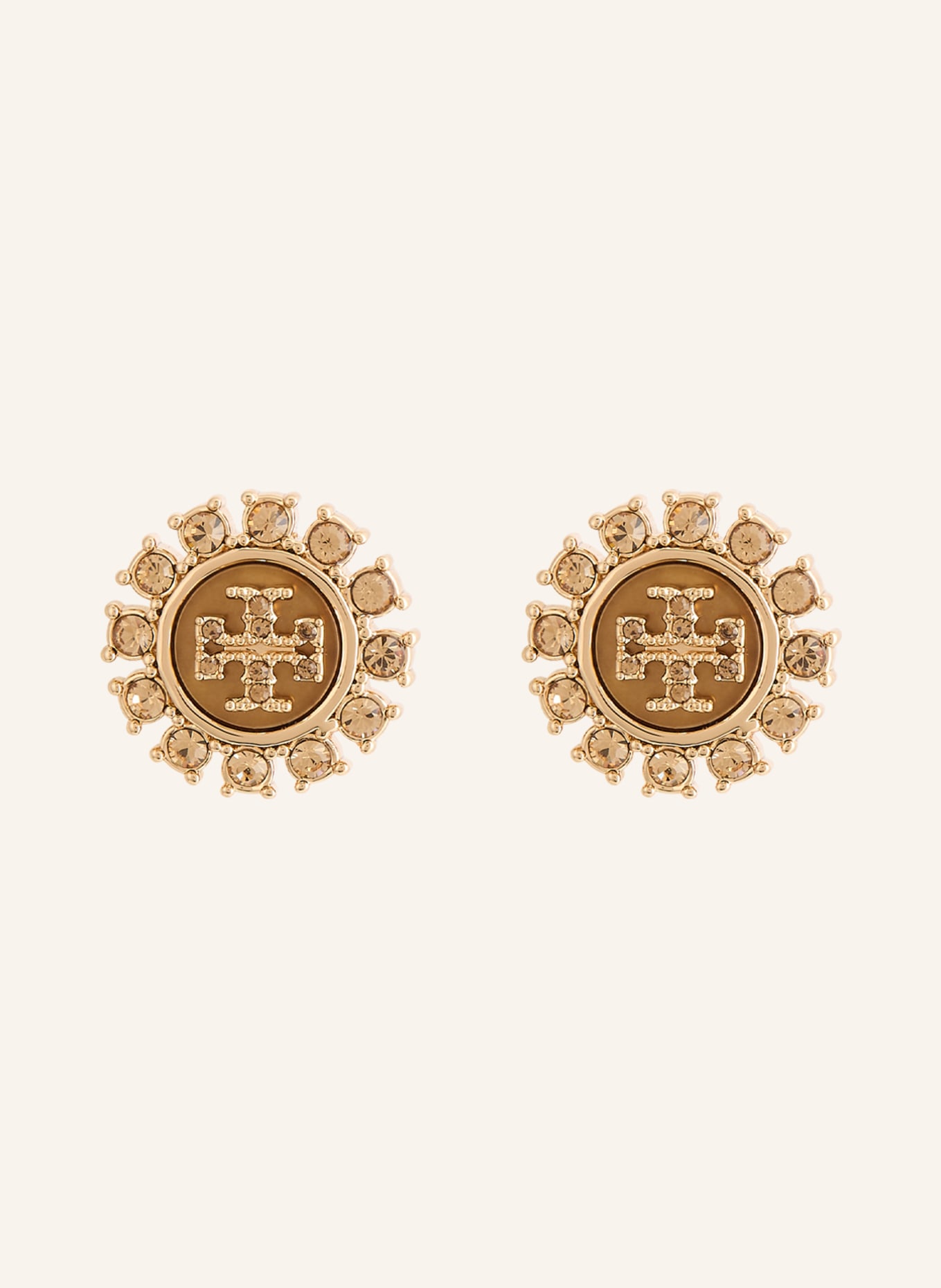 TORY BURCH KIRA stud earrings: GOLD
