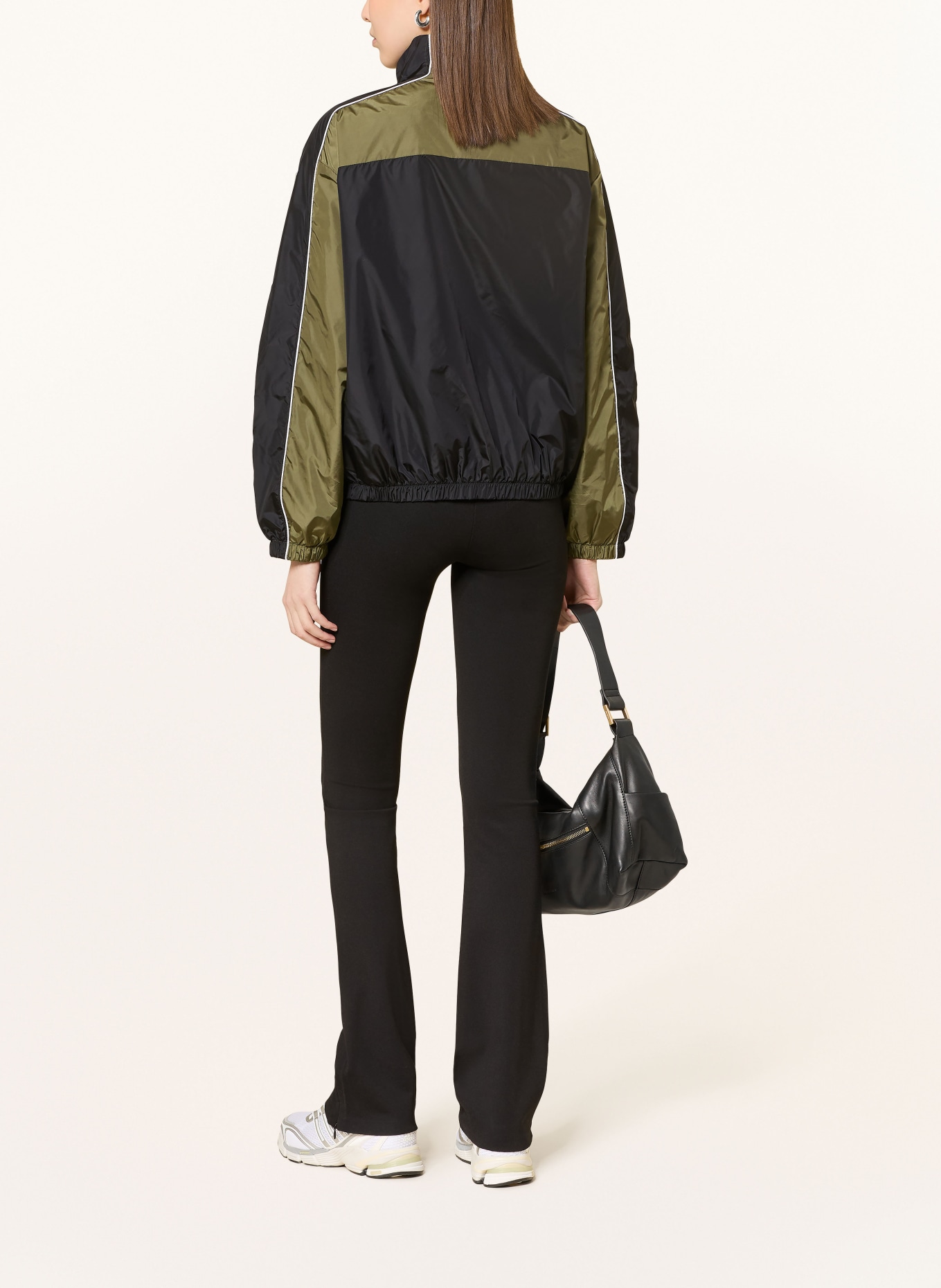 MRS & HUGS Jacke: SCHWARZ / OLIV