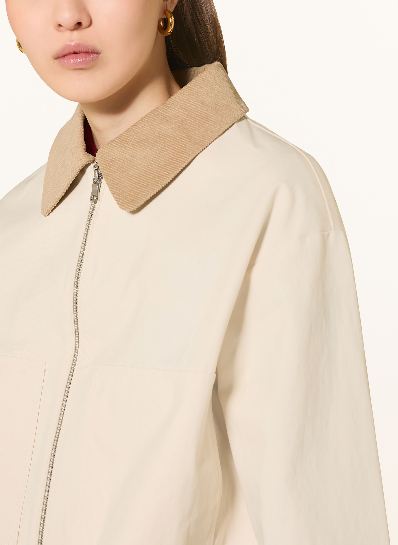 MRS & HUGS Kurtka z dżinsu: BEŻOWY