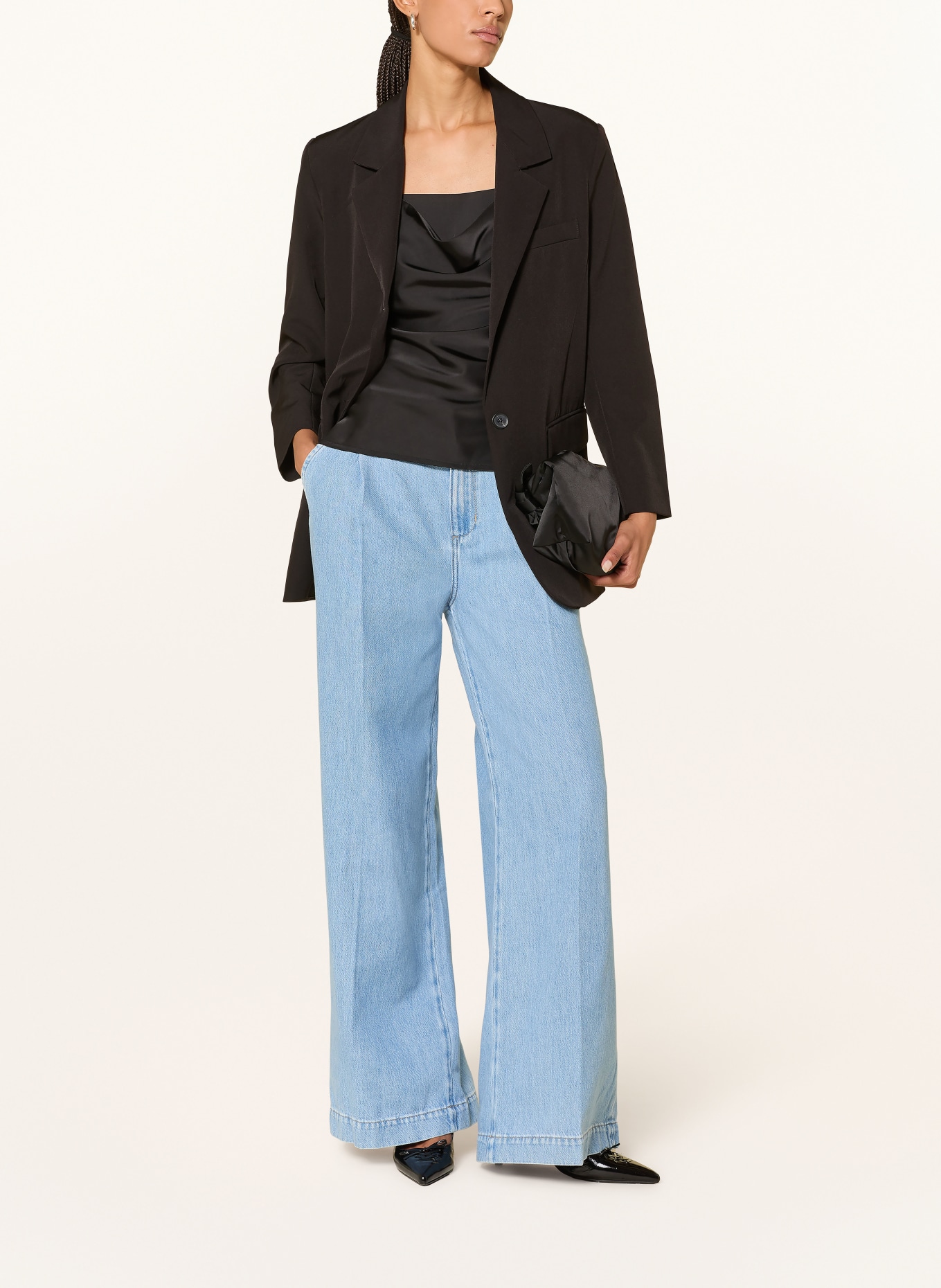 LIU JO Jeans à jambes larges: 79031 Den.Blue stbl fluido