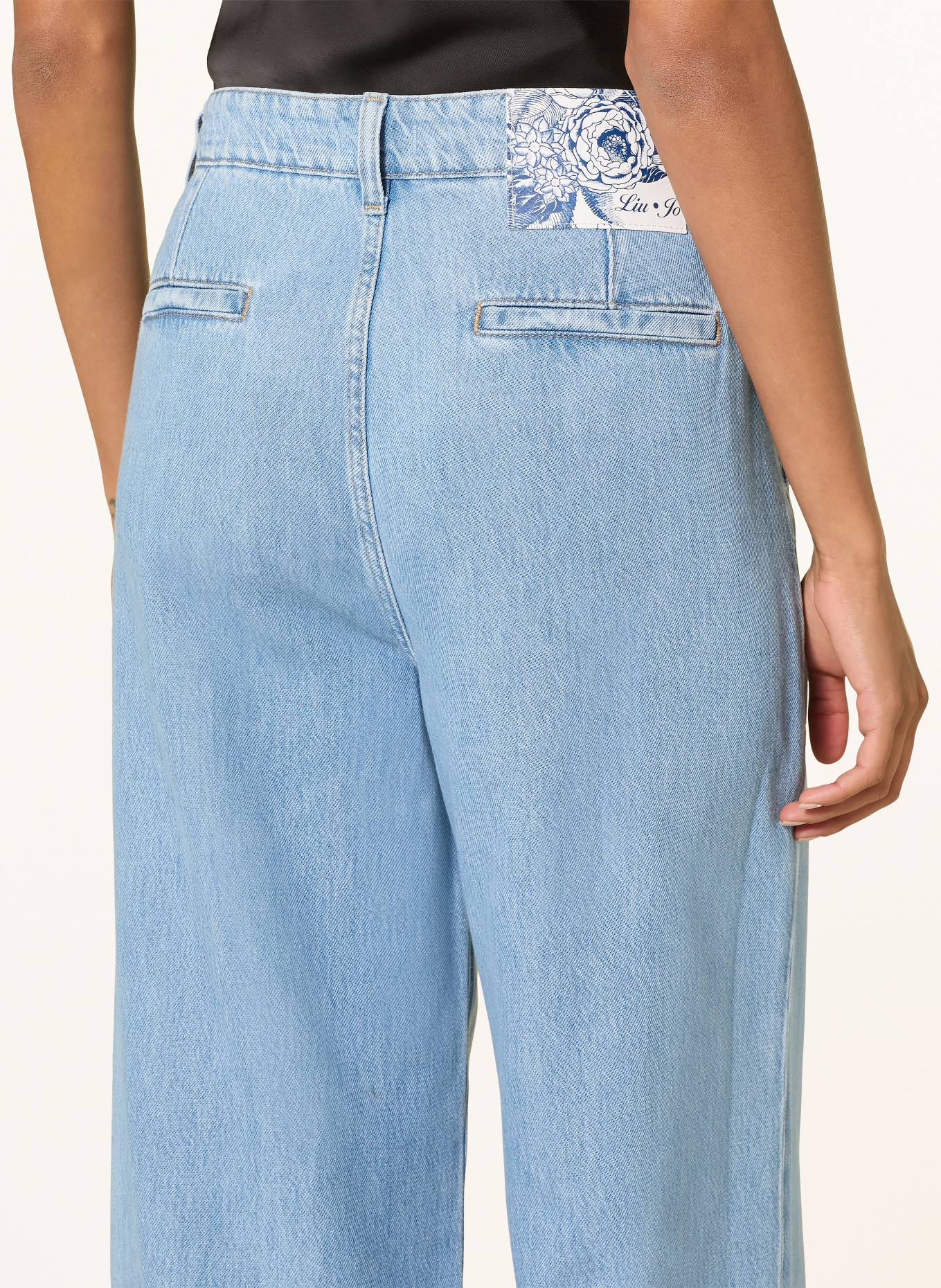 LIU JO Jeans à jambes larges: 79031 Den.Blue stbl fluido