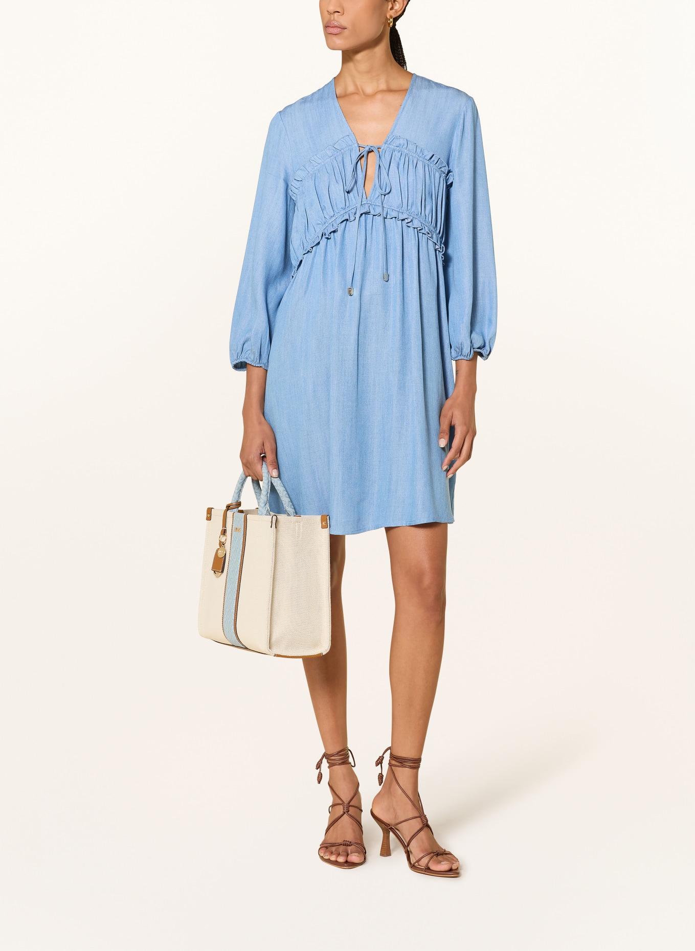 LIU JO Kleid in Jeansoptik: HELLBLAU