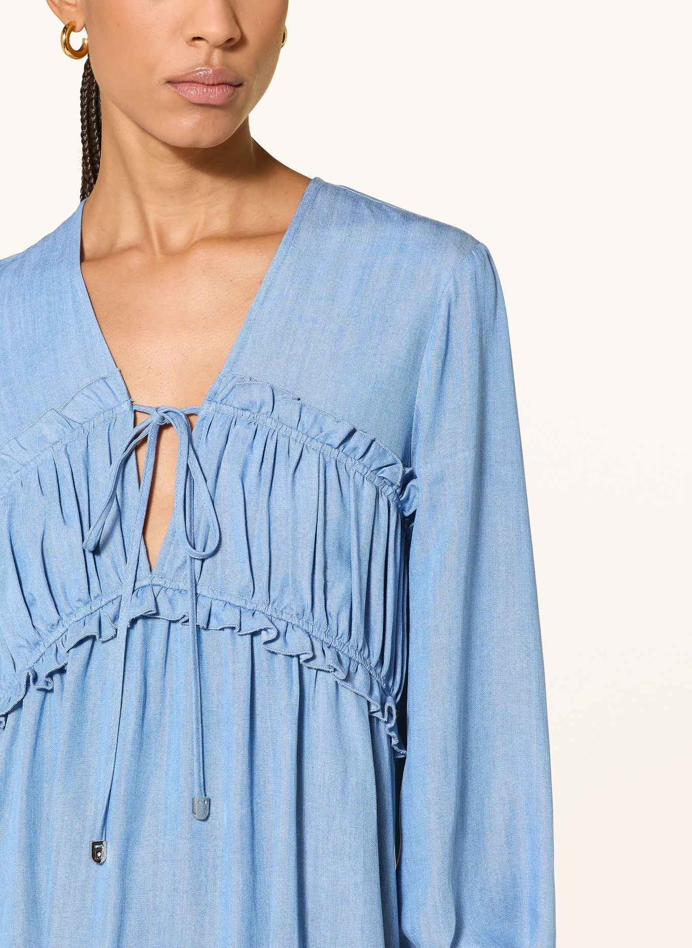 LIU JO Kleid in Jeansoptik: HELLBLAU