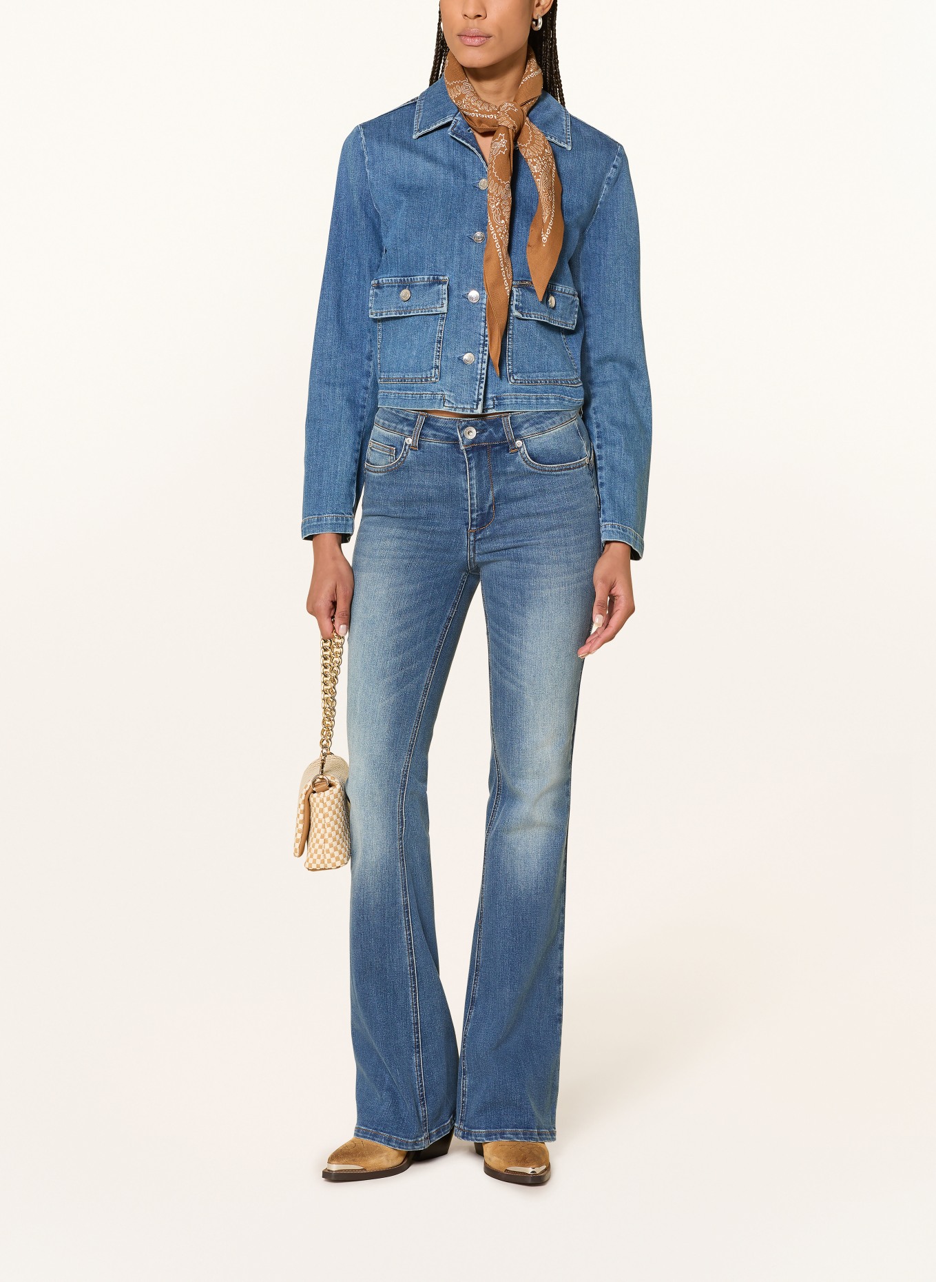 LIU JO Flared Jeans BEAT: 79012 Den.Blu world dk was